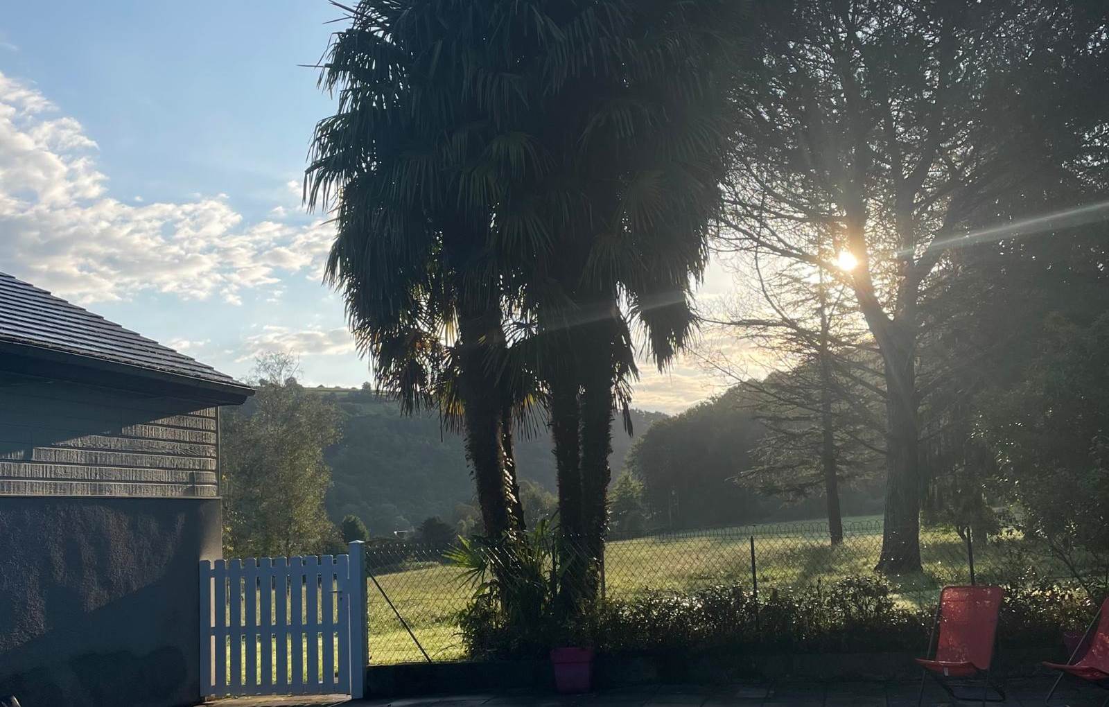 Le lever du soleil un jour d'hiver-carousel