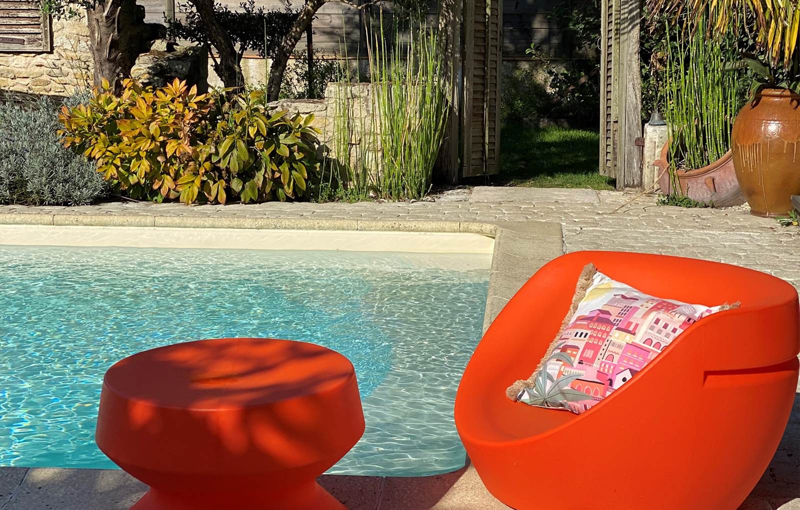 Détente sur la terrasse-carousel