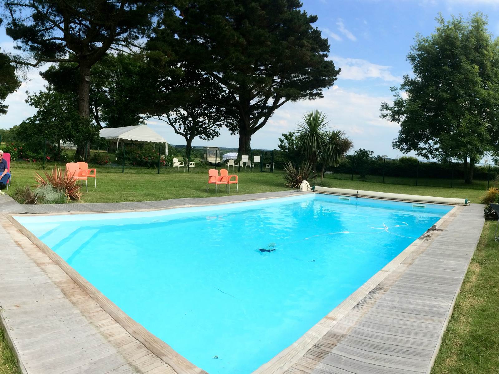 piscine extérieure chauffée