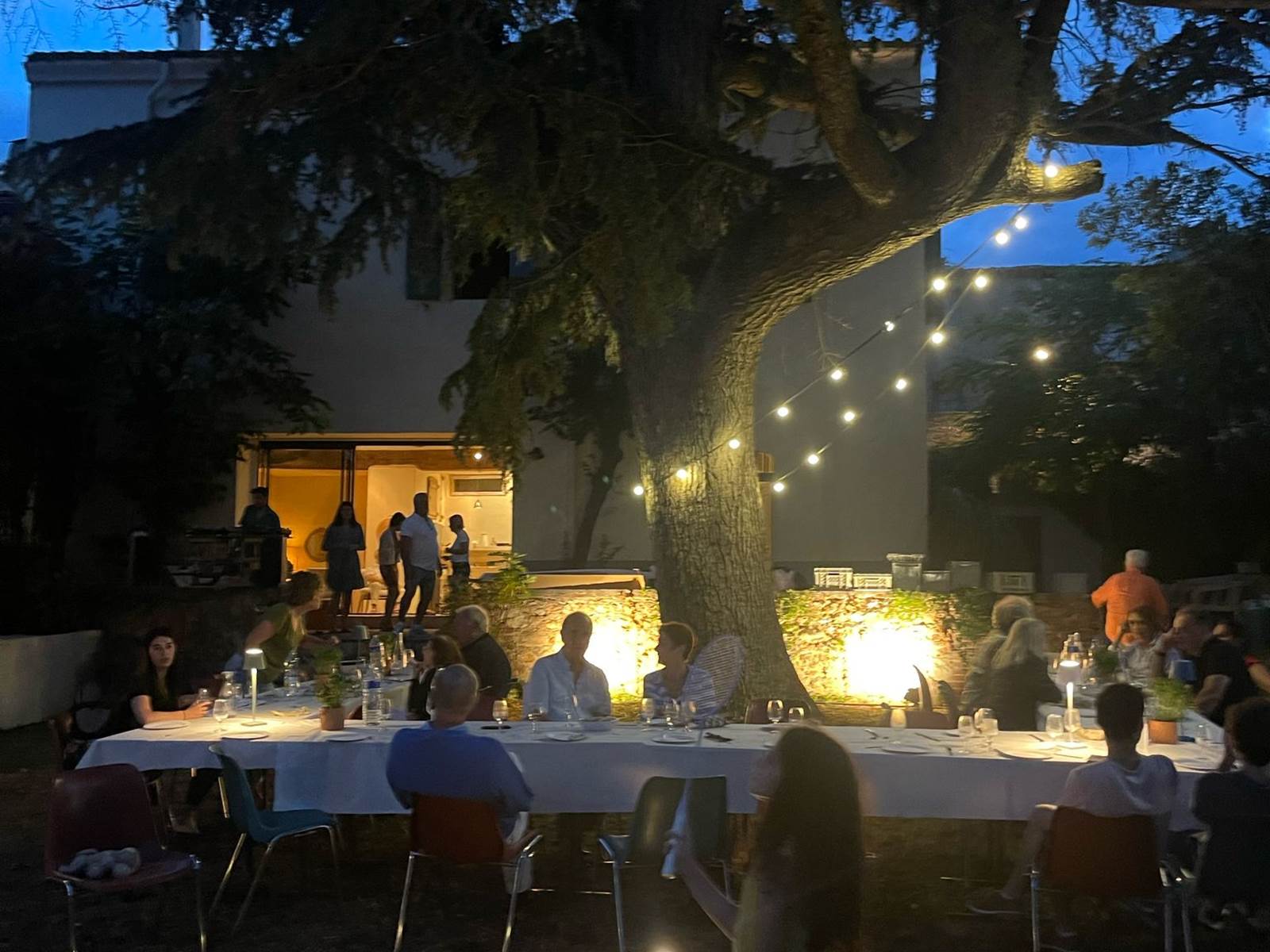 La Bastide du Cèdre-exterieur jardin nuit