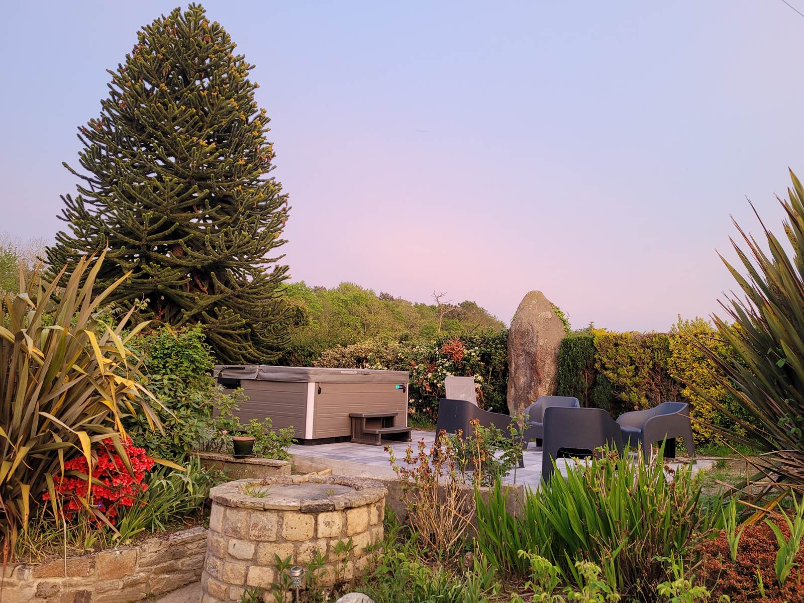 Terrasse du spa-carousel