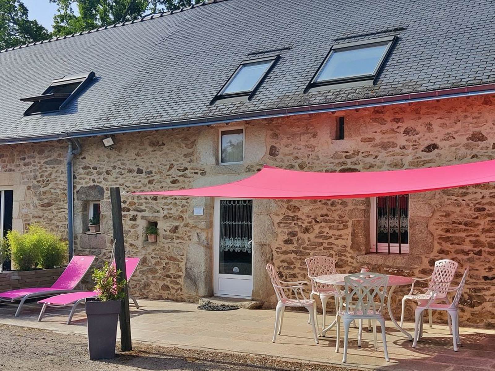 terrasse domaine de kerizel maison d'hôtes bien être morbihan bretagne séjour repos détente sommeil anti stress burn out cure ayurvédique