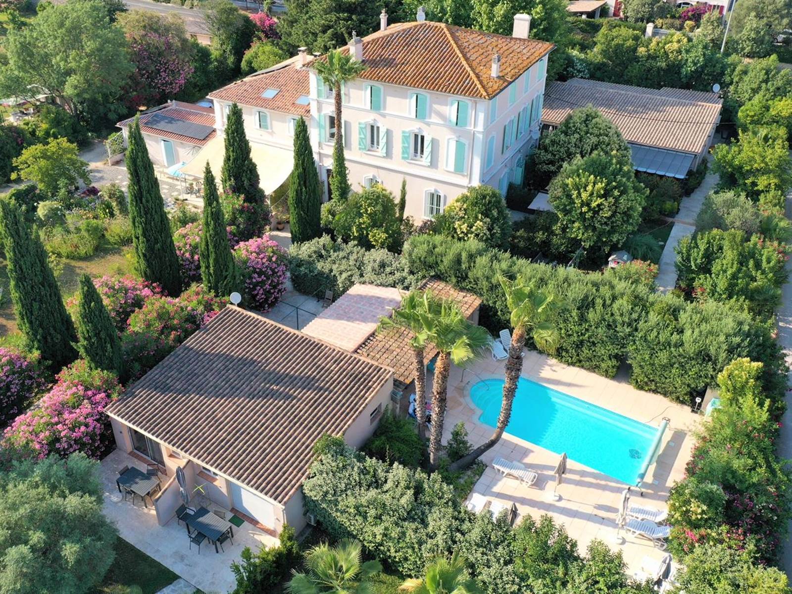 Vue aérienne domaine