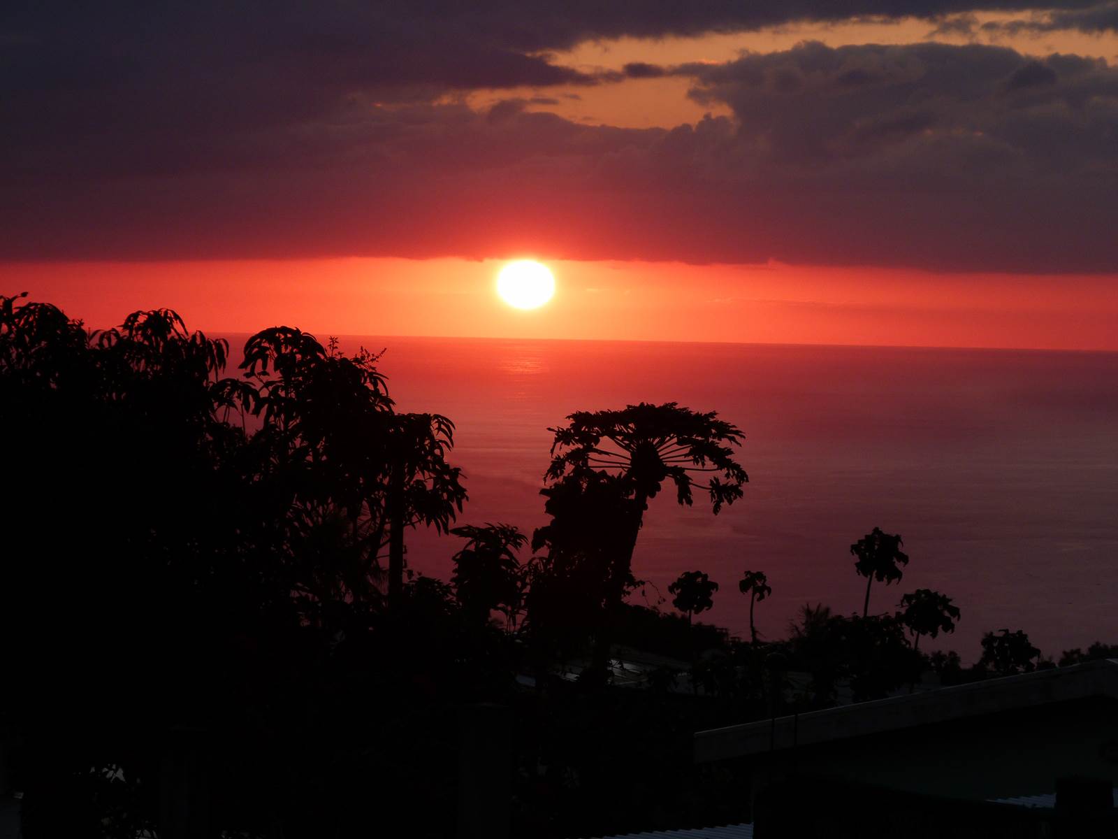 L'Orée du Maïdo - vue coucher de soleil