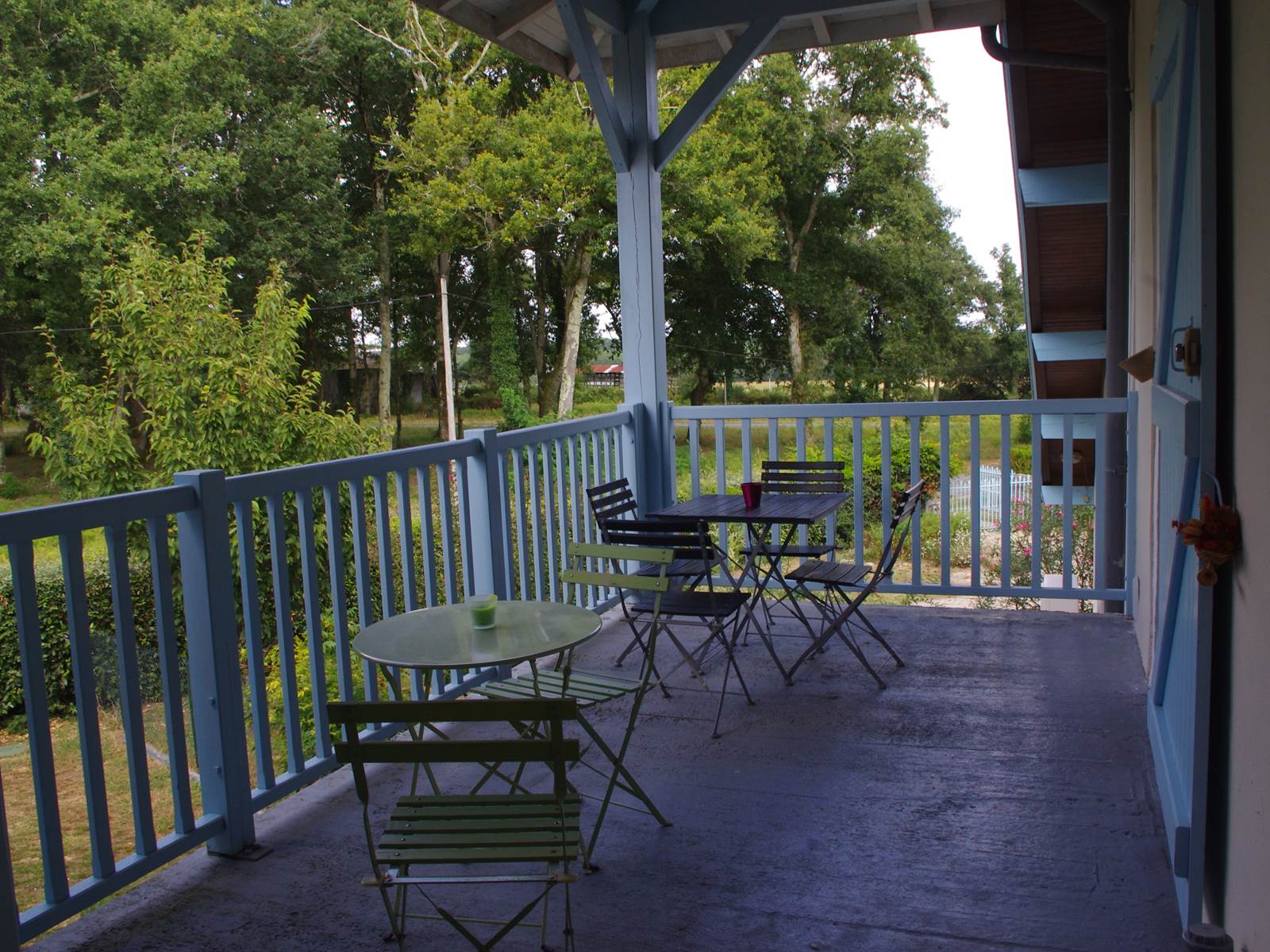 Balcon au niveau des Chambres d'hôtes