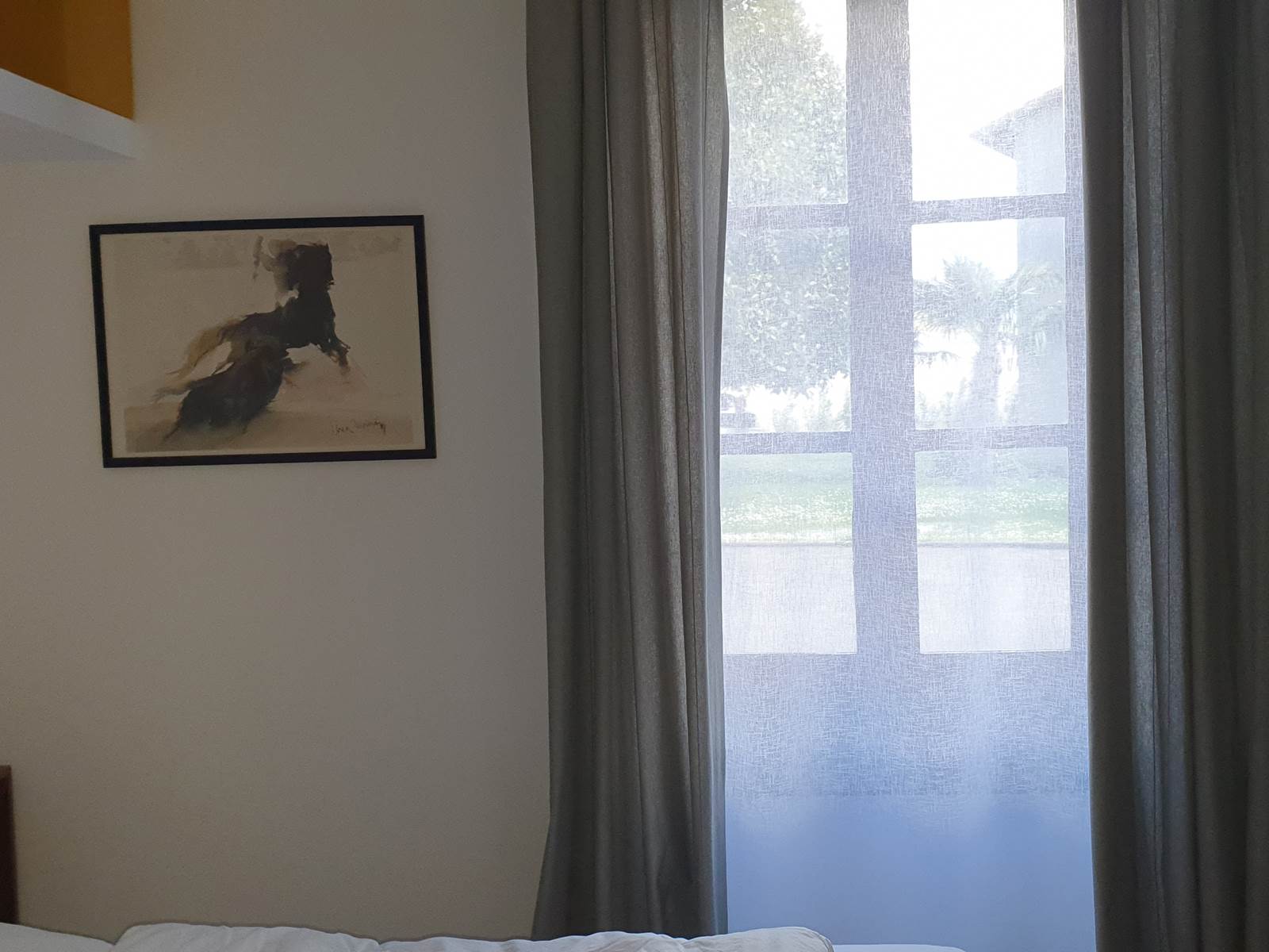 vue fenêtre jardin