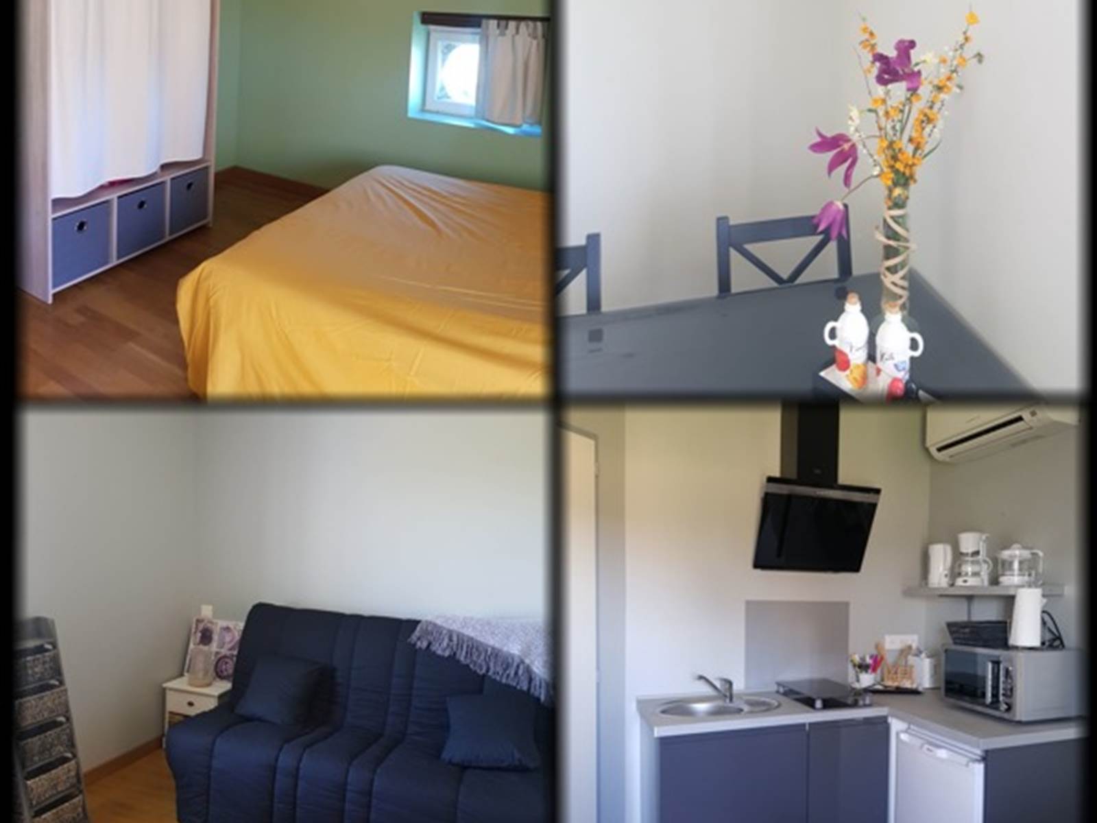 Peut être loué en T2 avec 1 chambre
