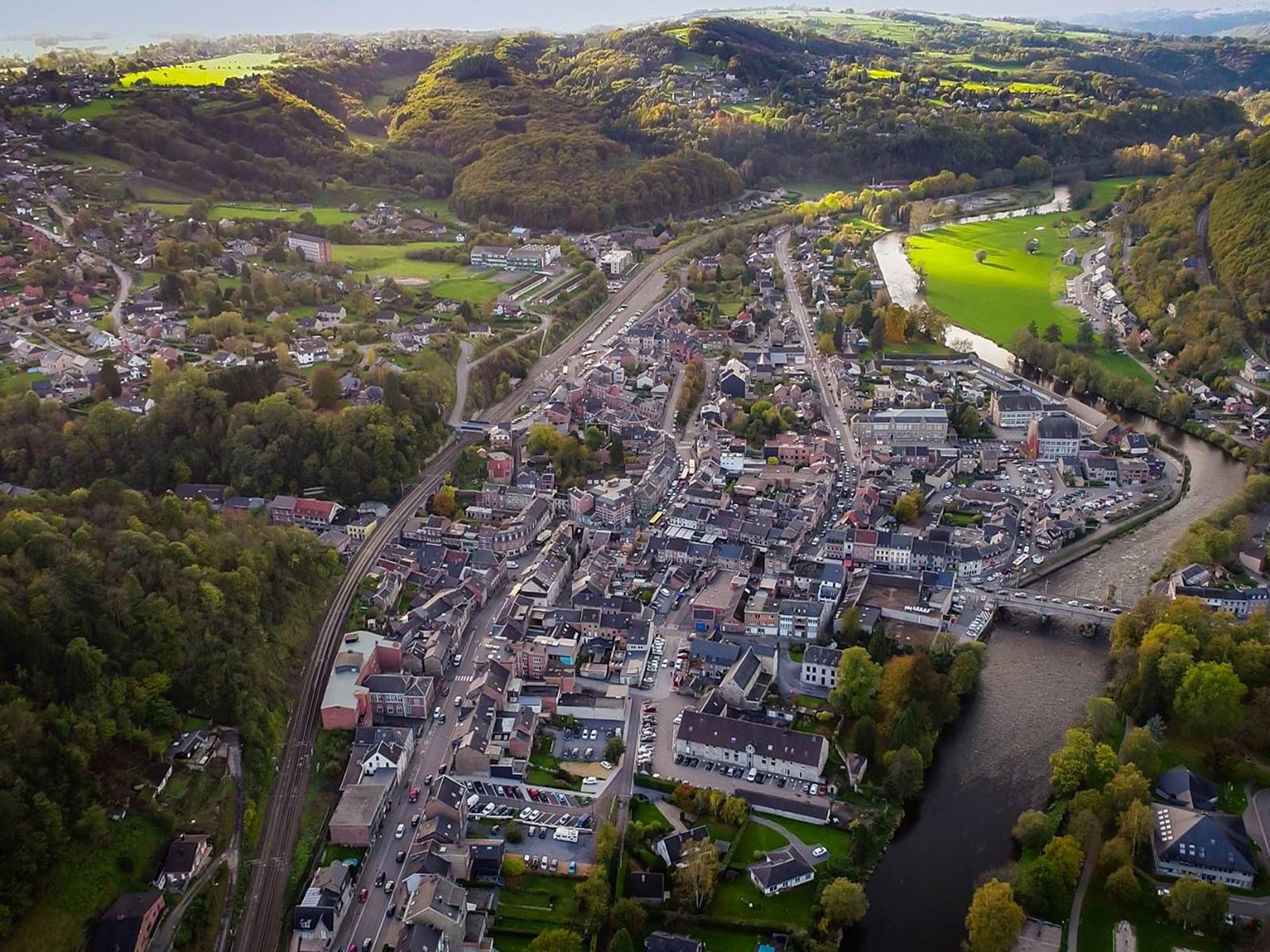 Aywaille vue de La Haie des Gattes