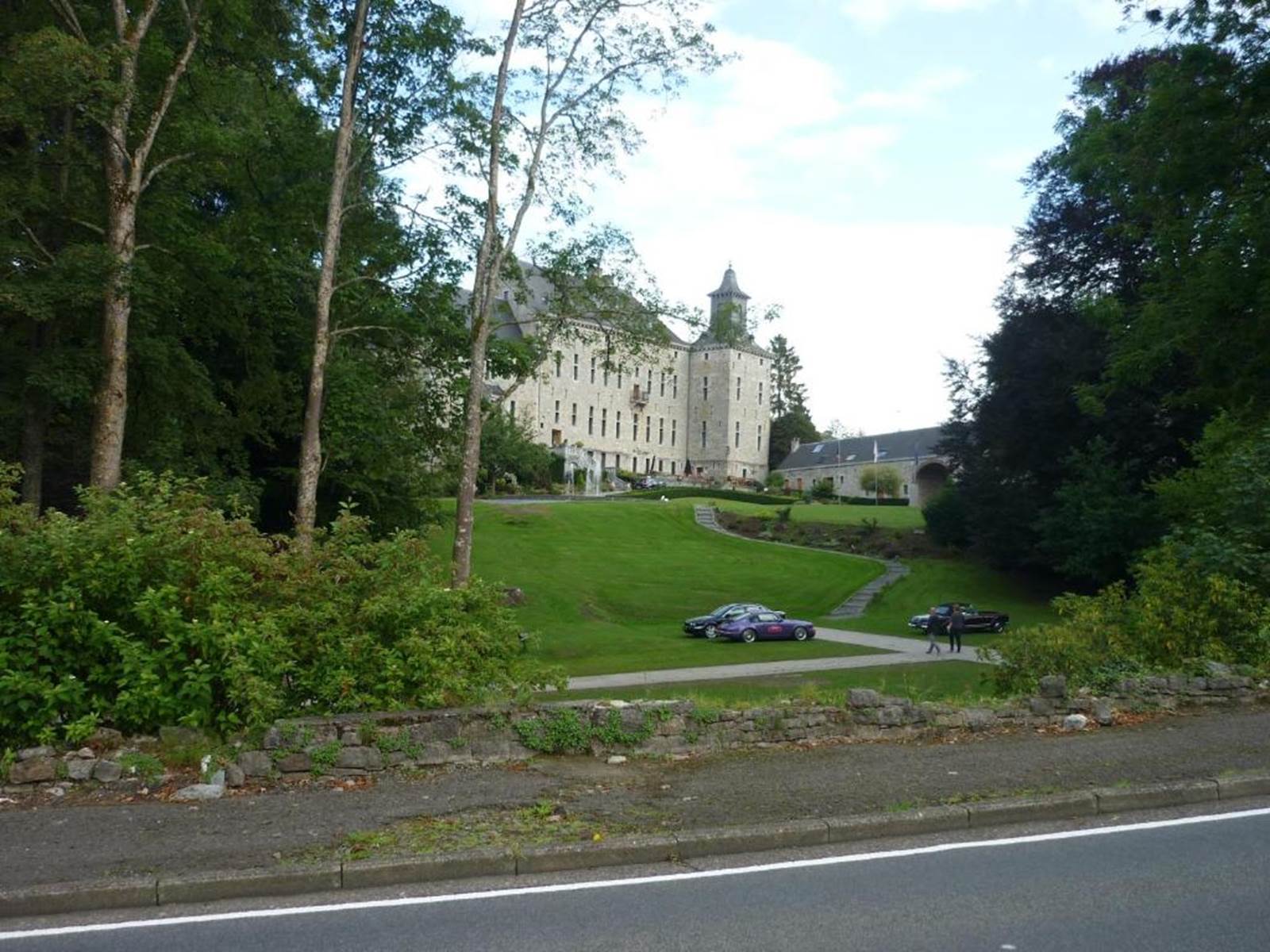 Le château de Harzé où se fait chaque année la fête du fromage