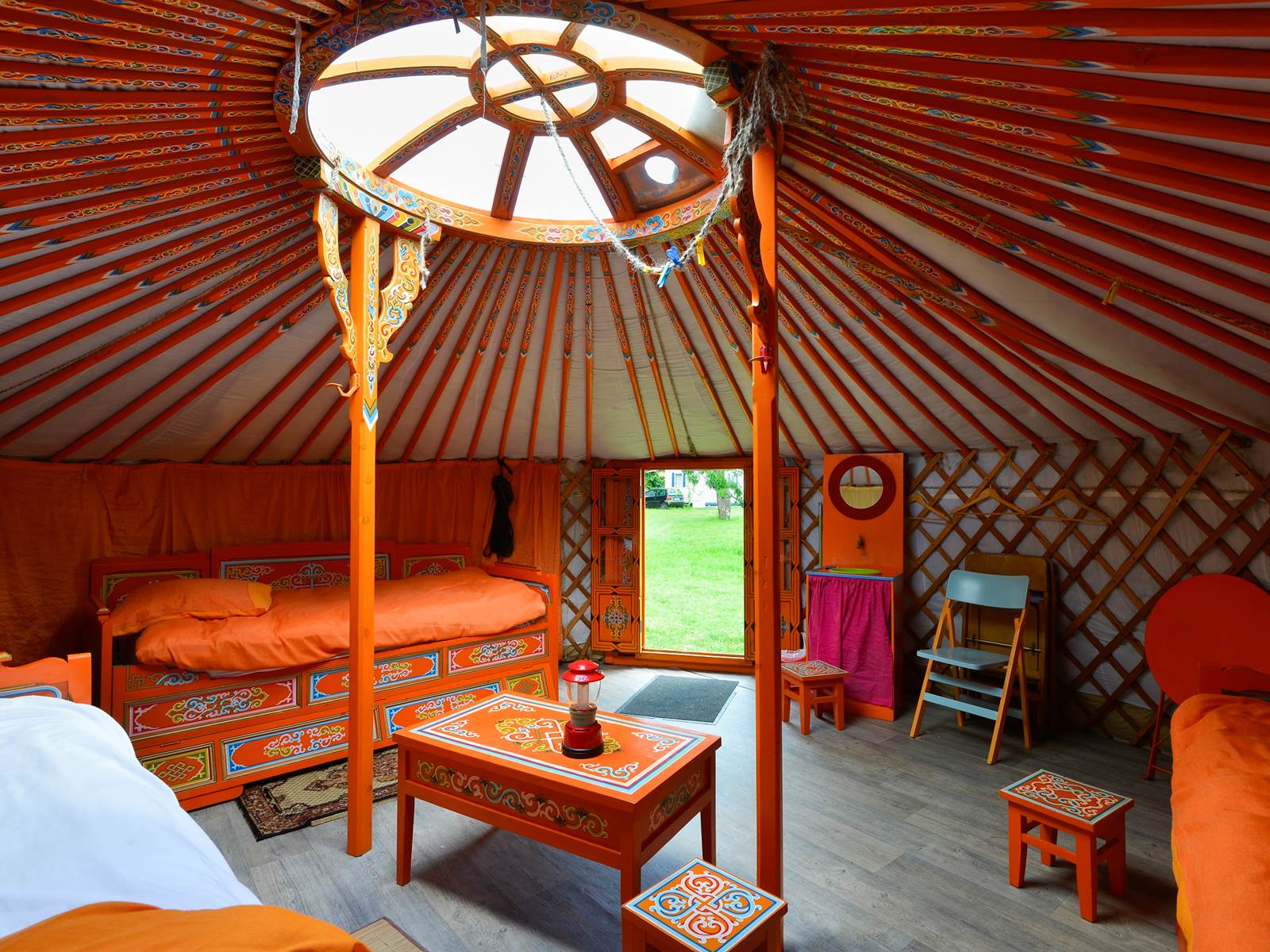 intérieur yourte