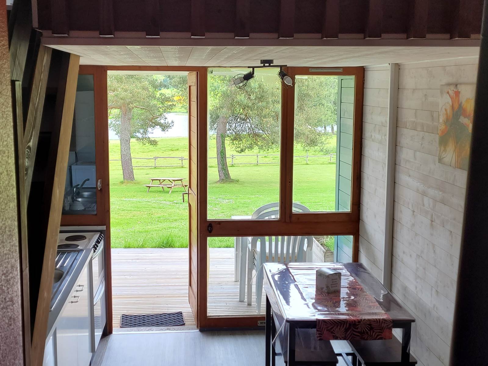 intérieur d'un gîte-carousel