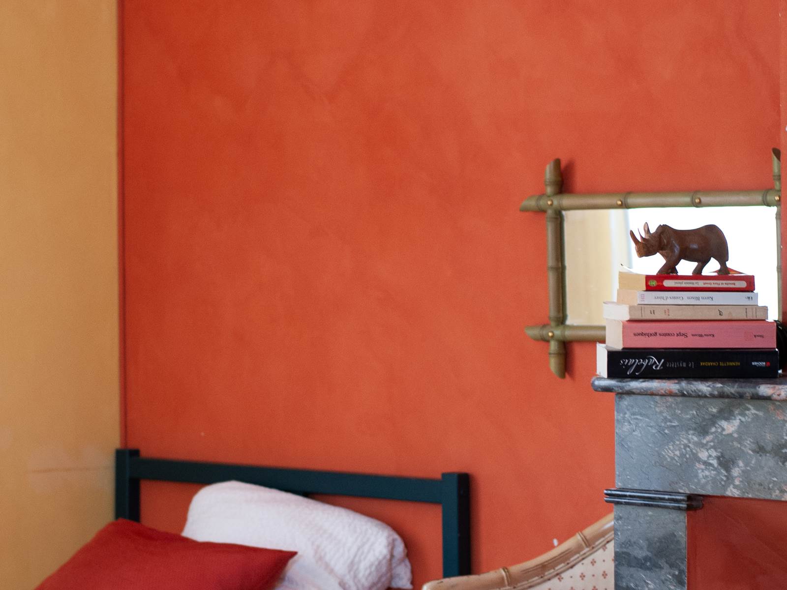 chambre Karen Blixen - de´tail lit d'appoint