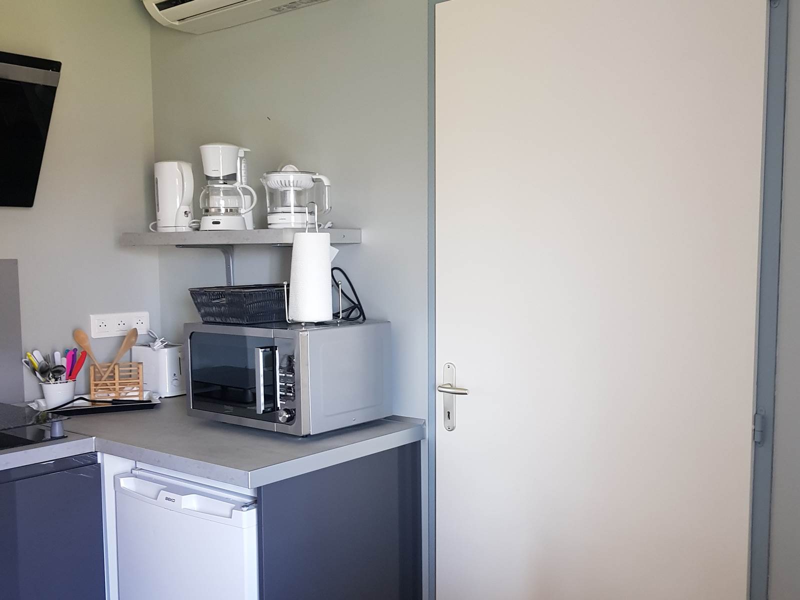 Porte donnant accès à une autre chambre pour devenir un T3