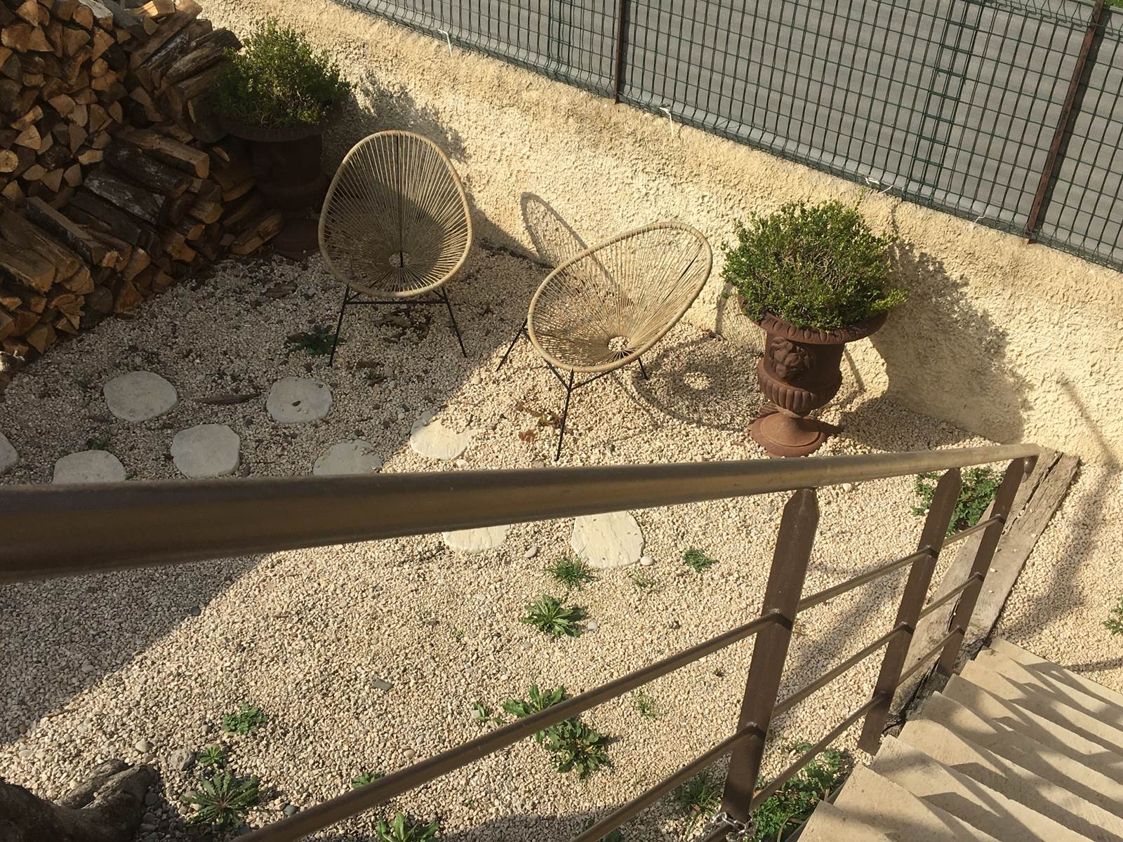 acces direct depuis le jardin