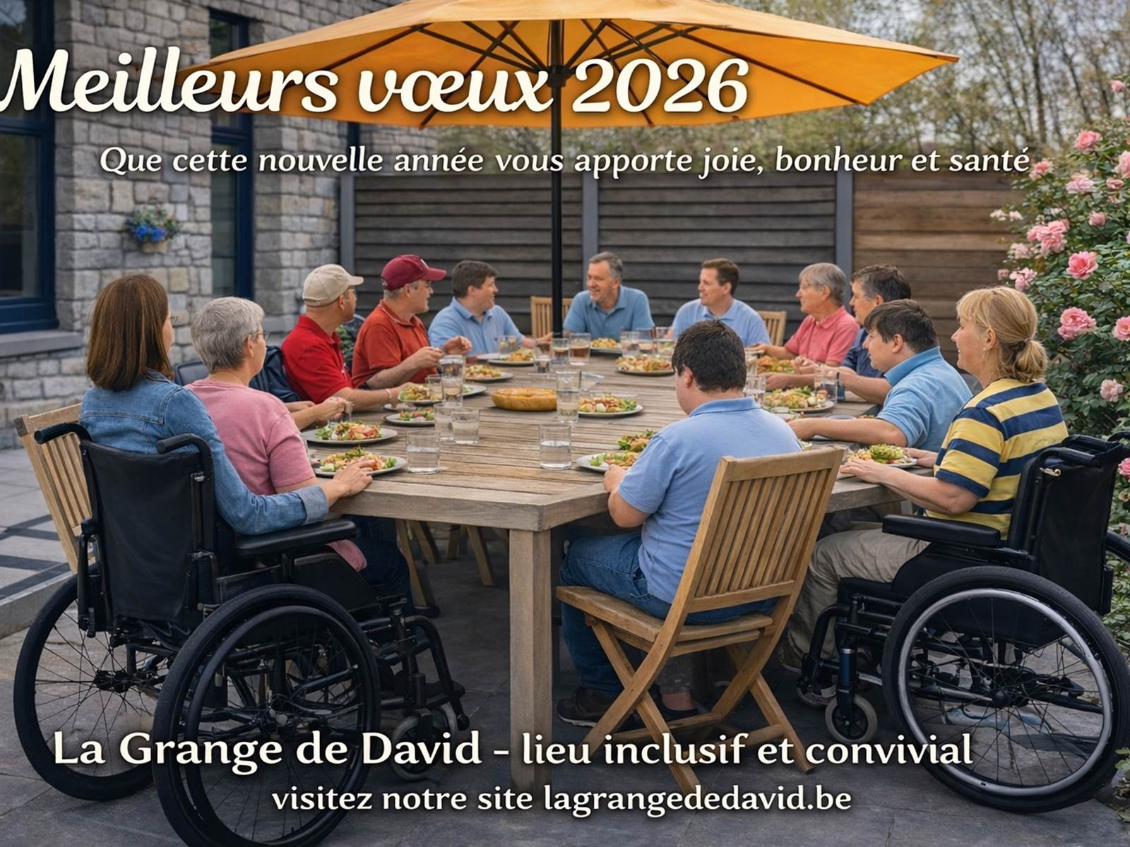 On se retrouve tous et toutes vers la fin de journée sous le soleil couchant