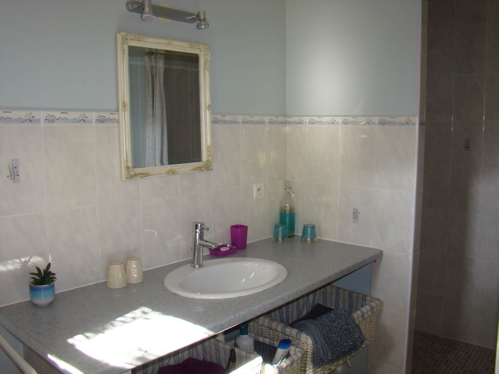 Salle de bain Chambre Prune