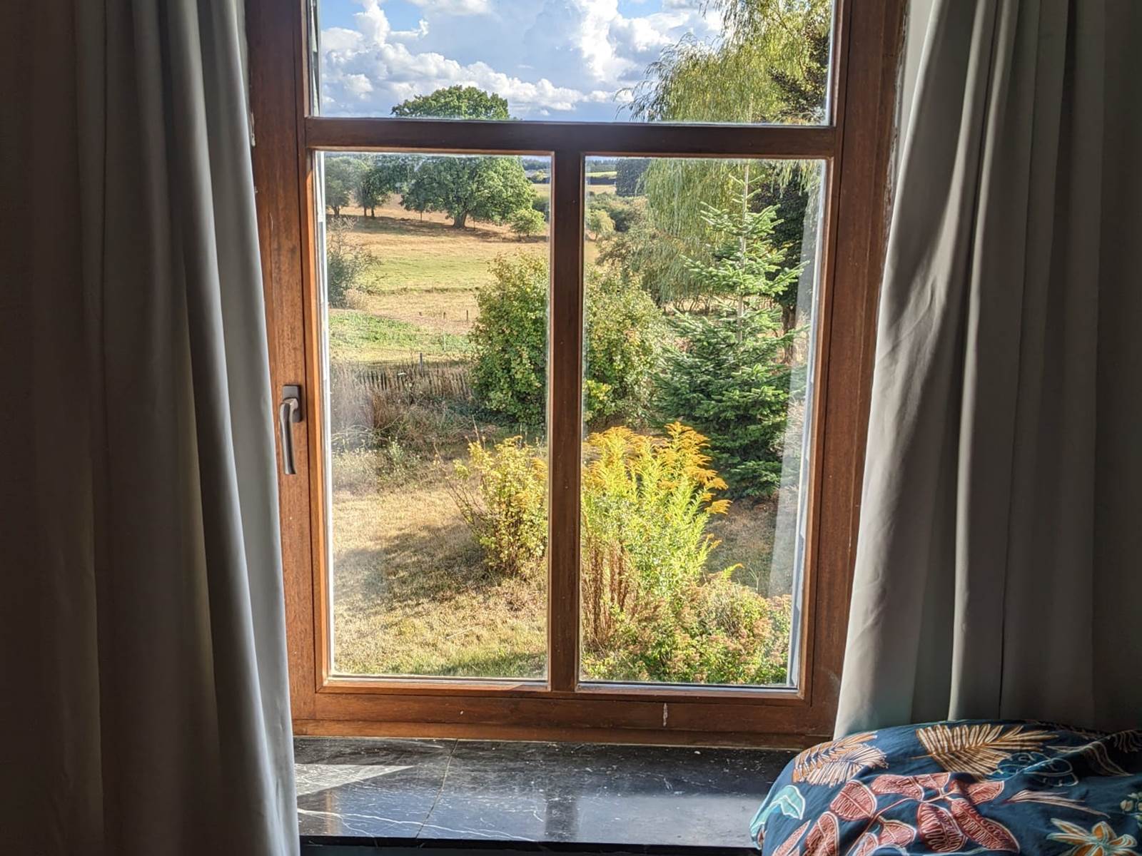 Vue sur le jardin
