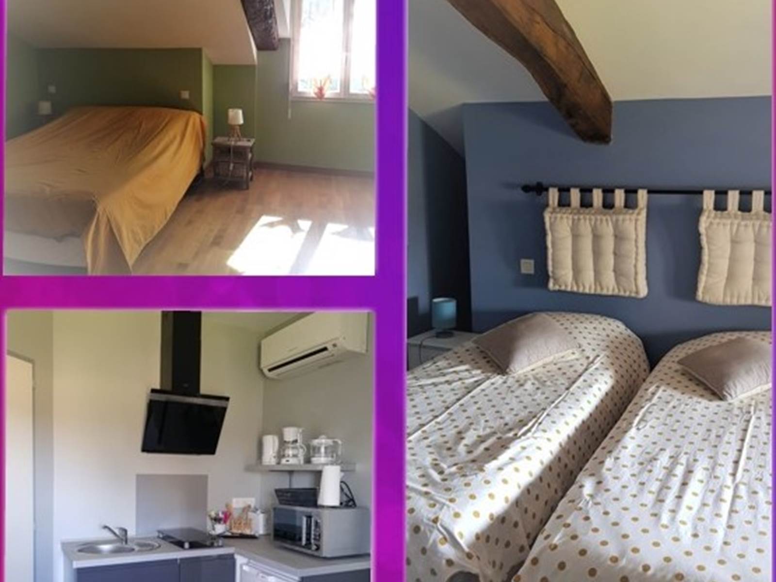 T3 avec les 2 chambres