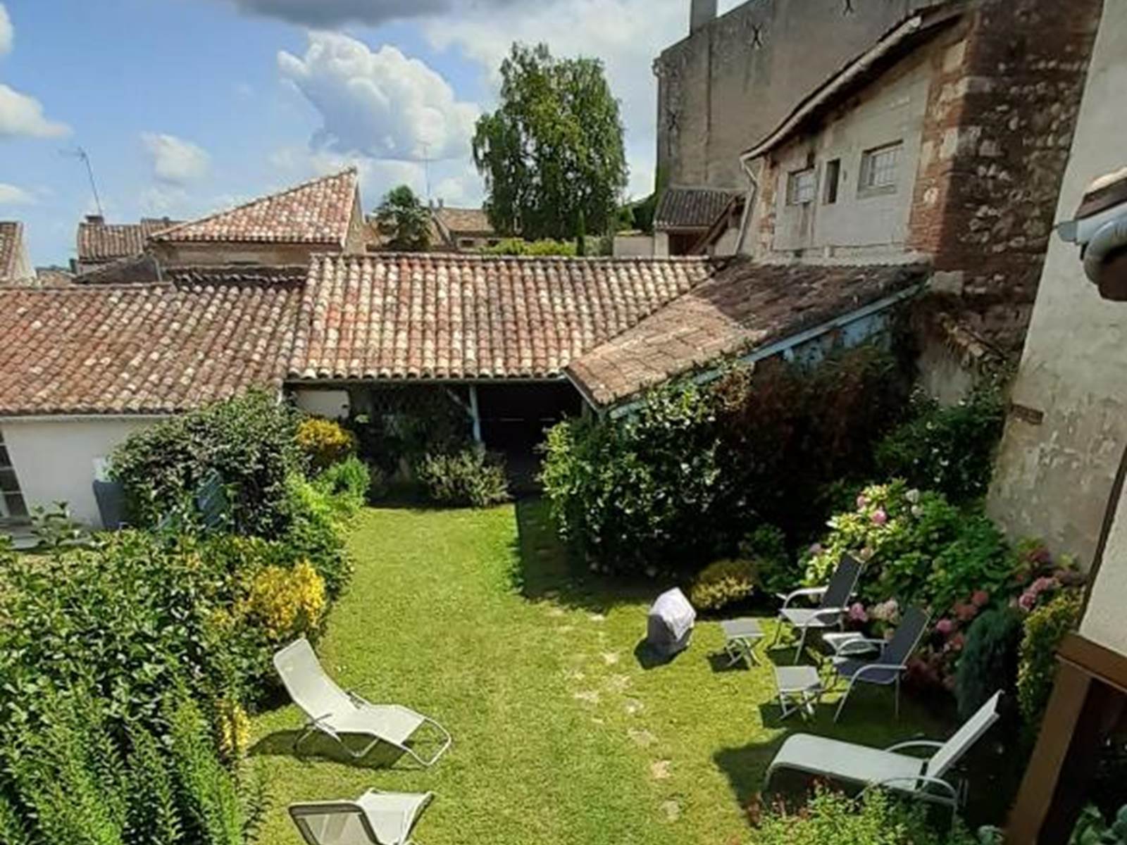 Gïte de la Sauvetat, jardin