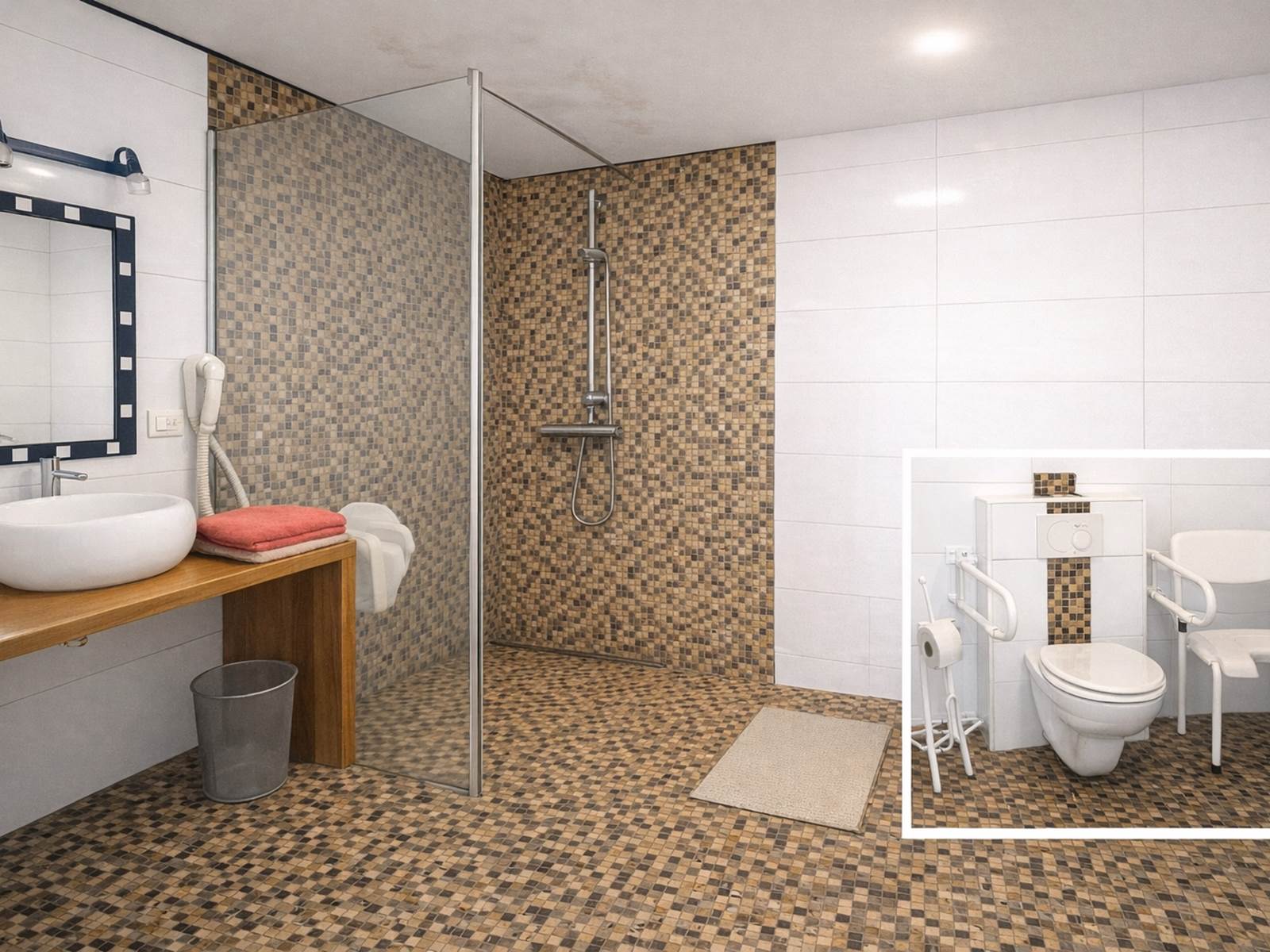 Ainsi que ce bel espace bien adapté également