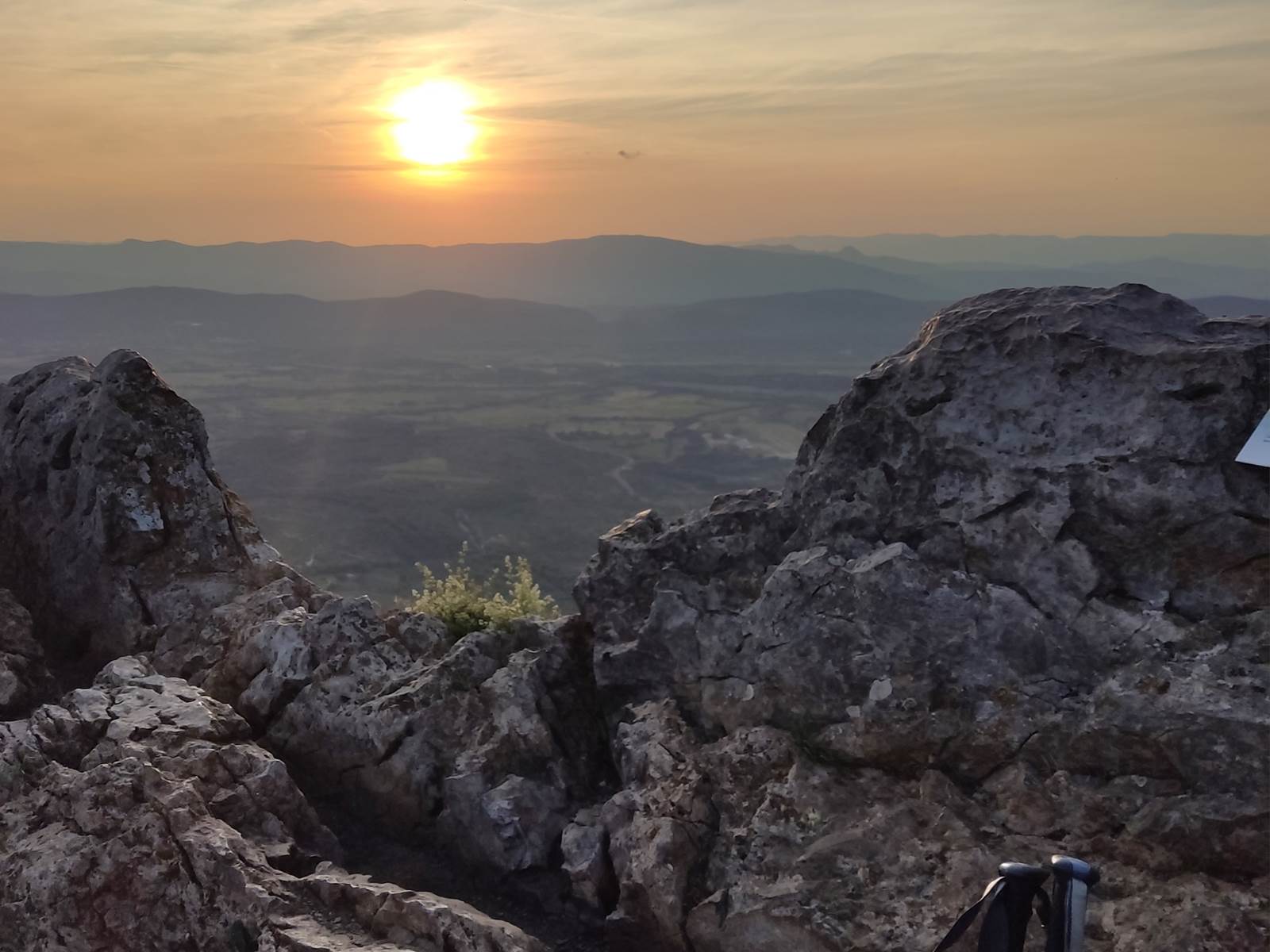 Coucher de soleil au Pic Saint Loup 34
