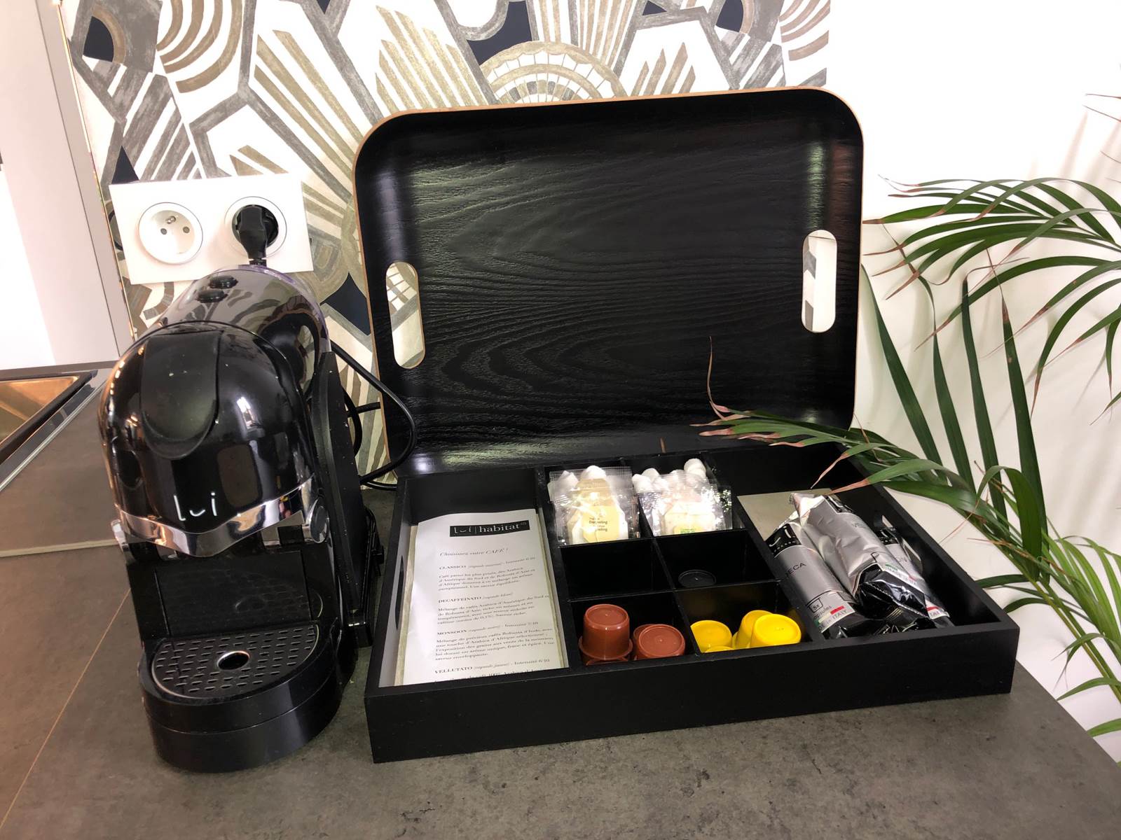 Café et thé sont à votre disposition