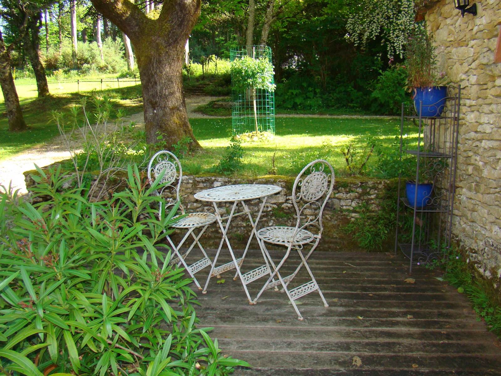 Terrasse chambre ocre