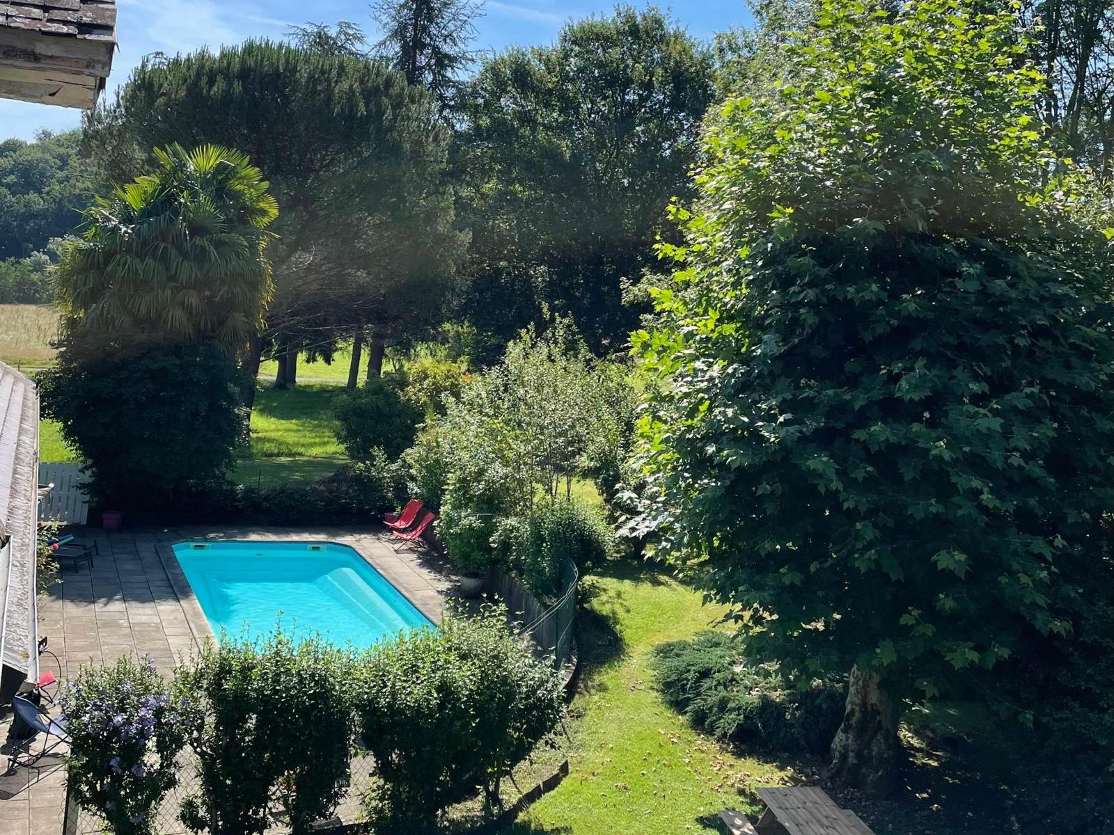 La vue depuis les chambres du gîte Tourmalet-carousel