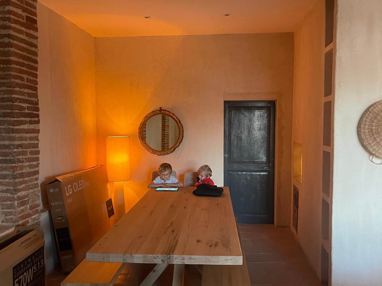 La Bastide du Cèdre-table a manger