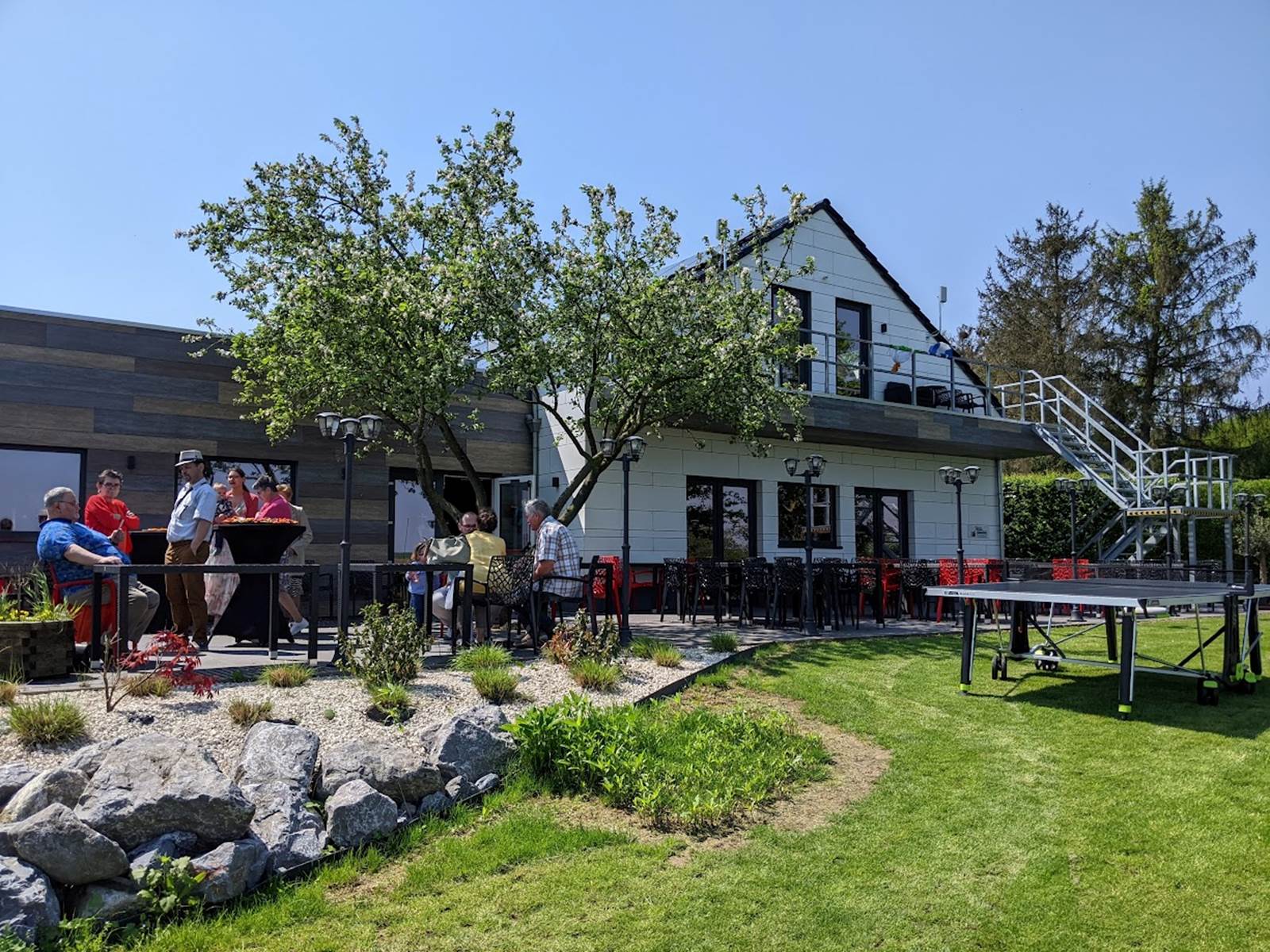 La terrasse du Domaine de Falimont