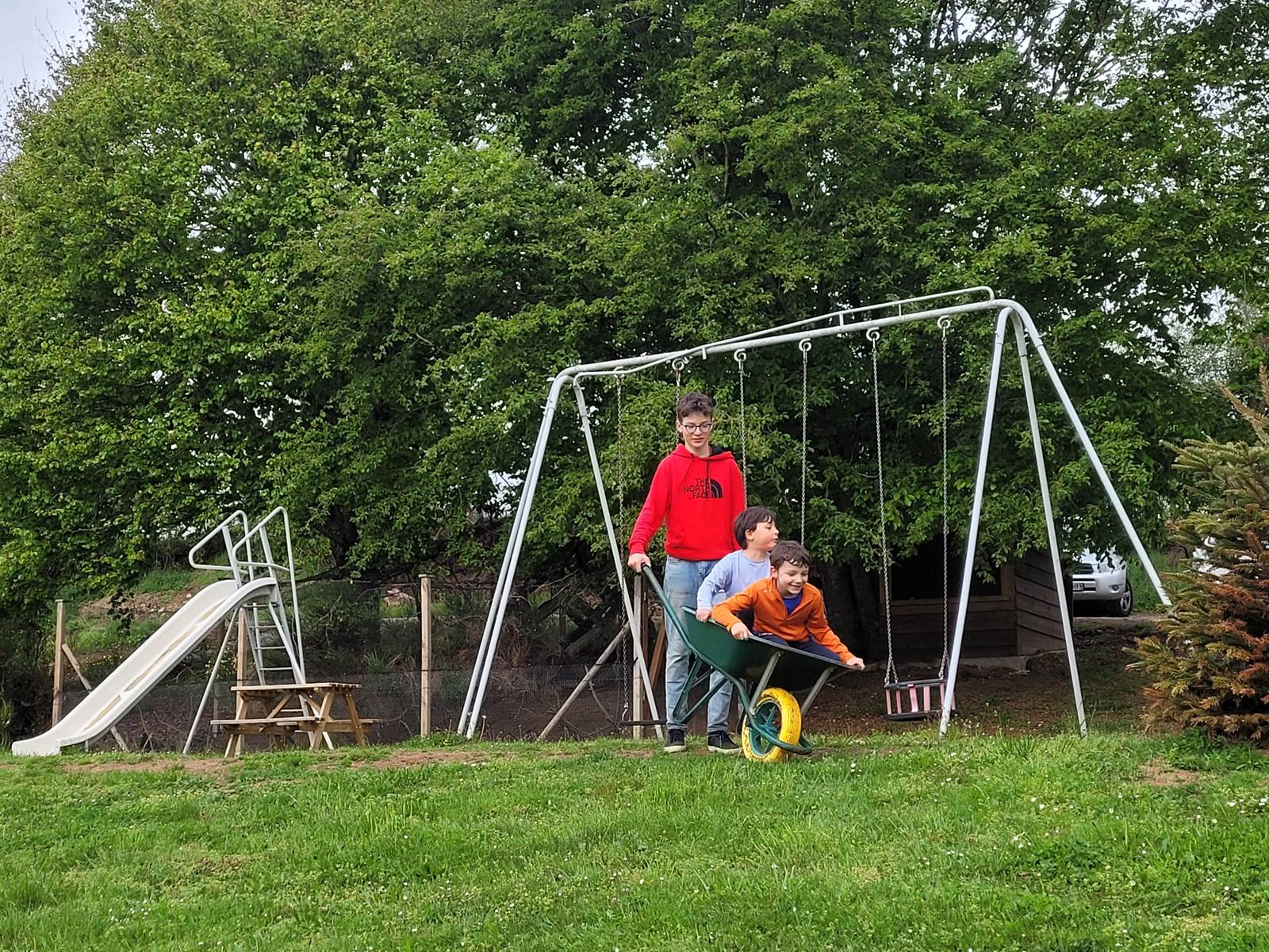 Activités des enfants-carousel