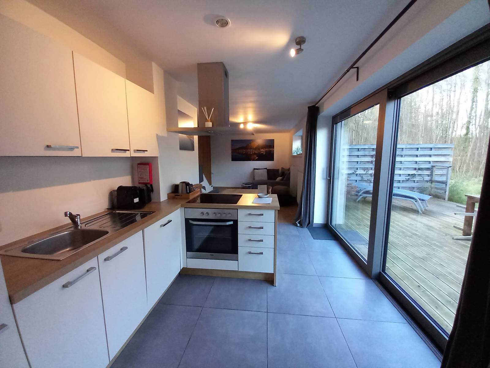 Cuisine. Le refuge des saules