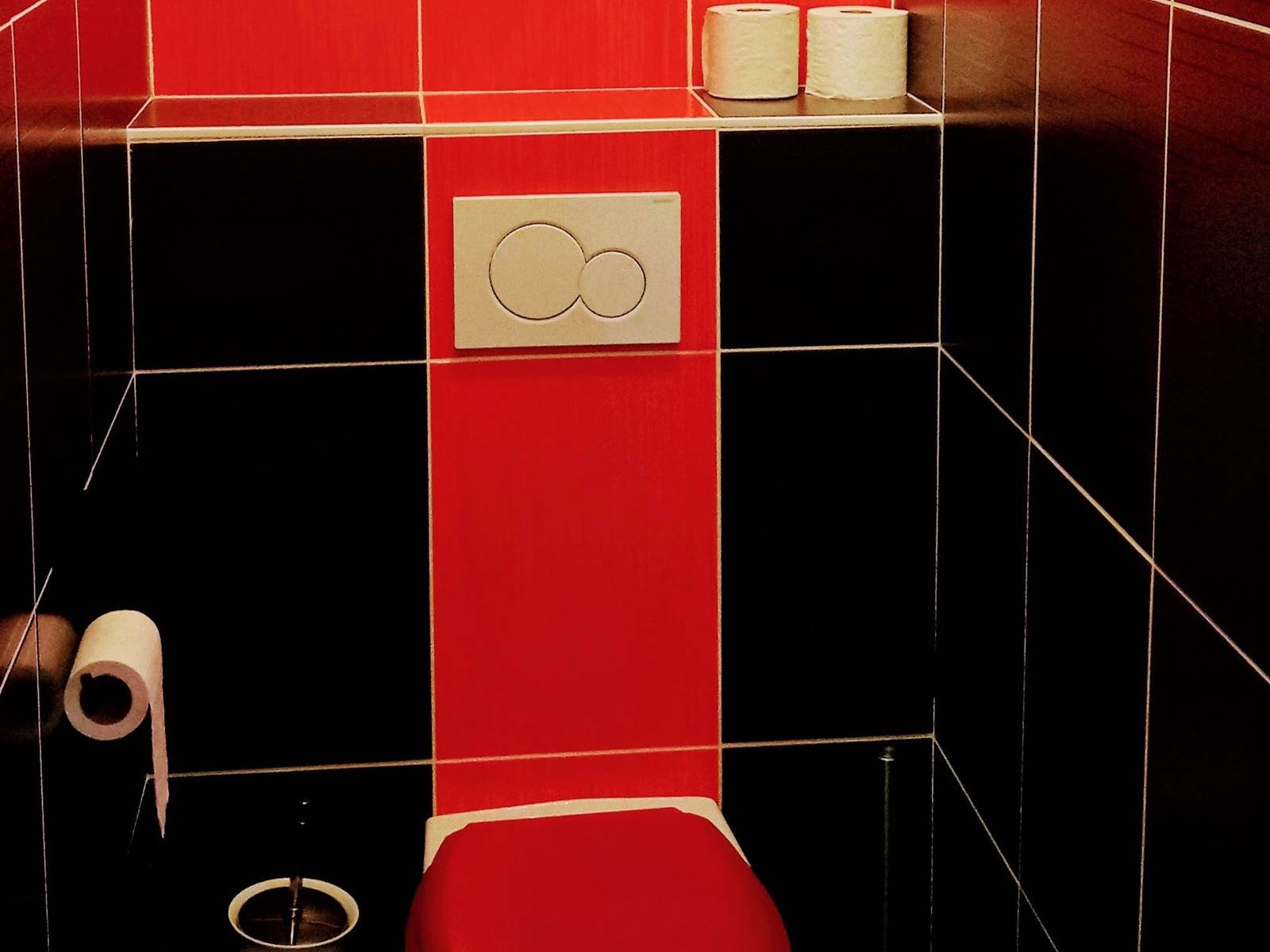 Toilette dans toutes les chambres + celle çi dans le hall d'entrée