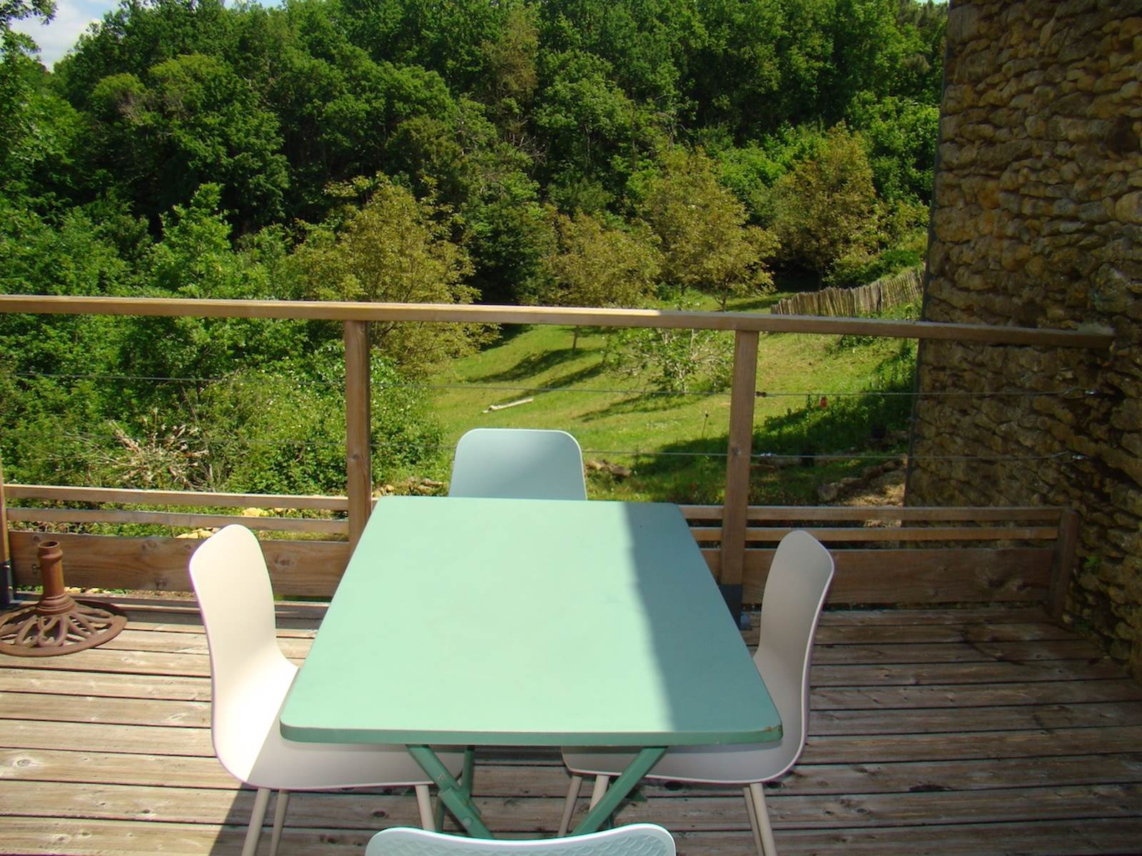 terrasse en hauteur pour observer les animaux ...