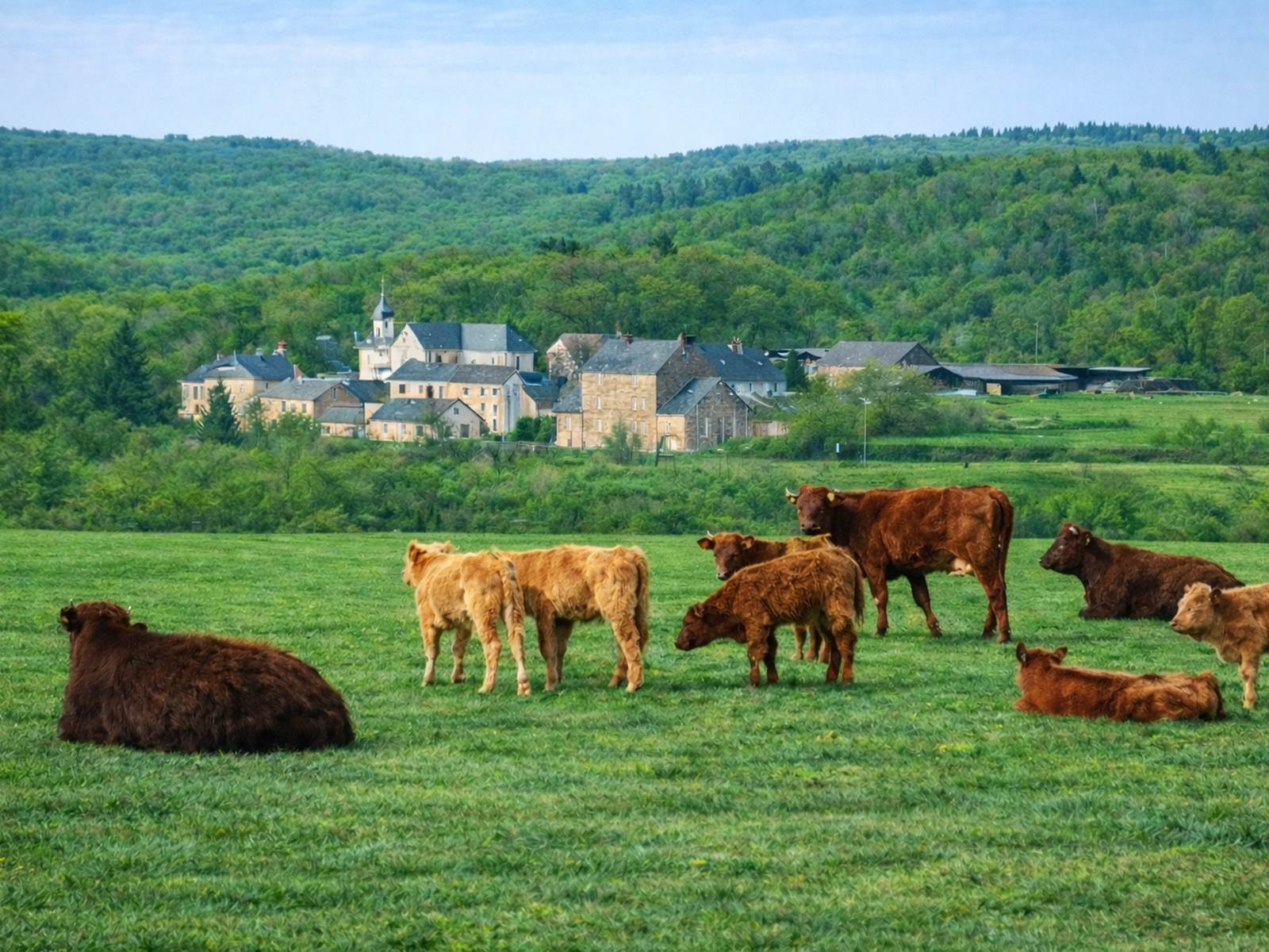Le hameau  de Xhignesse est tranquille