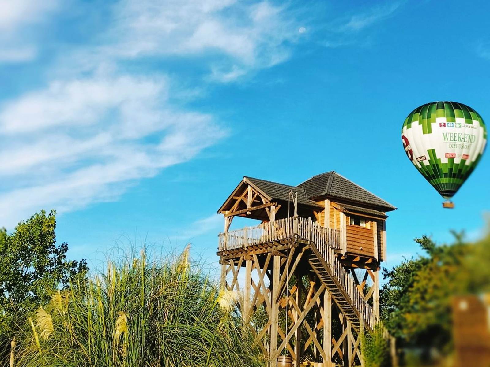 Cabane et Vol en Montgolfière