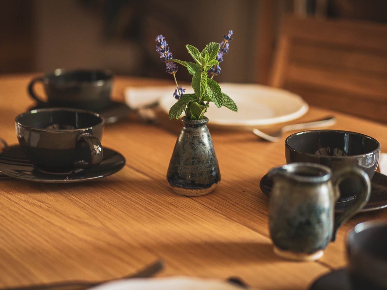 Table petit déjeuneur sain et bio