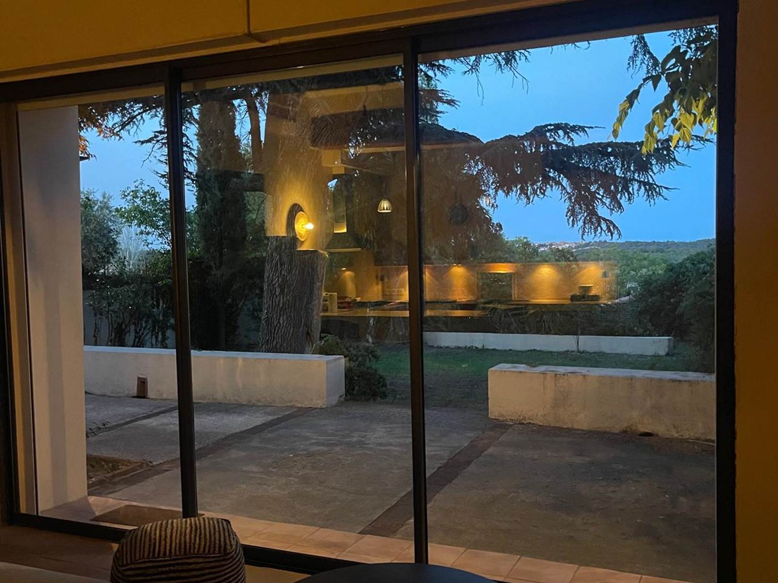 La Bastide du Cèdre-vue soir