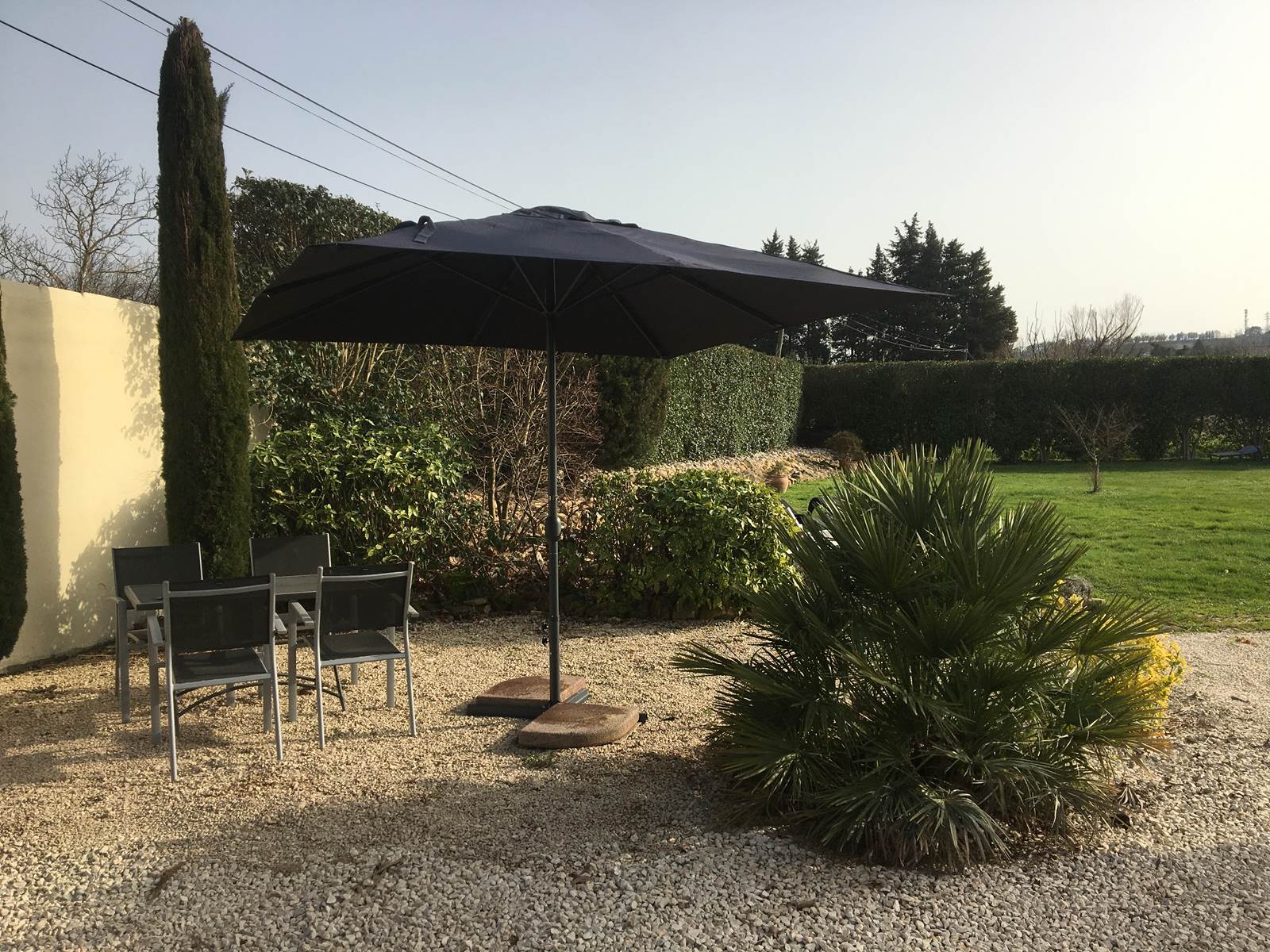 espace terrasse du gite