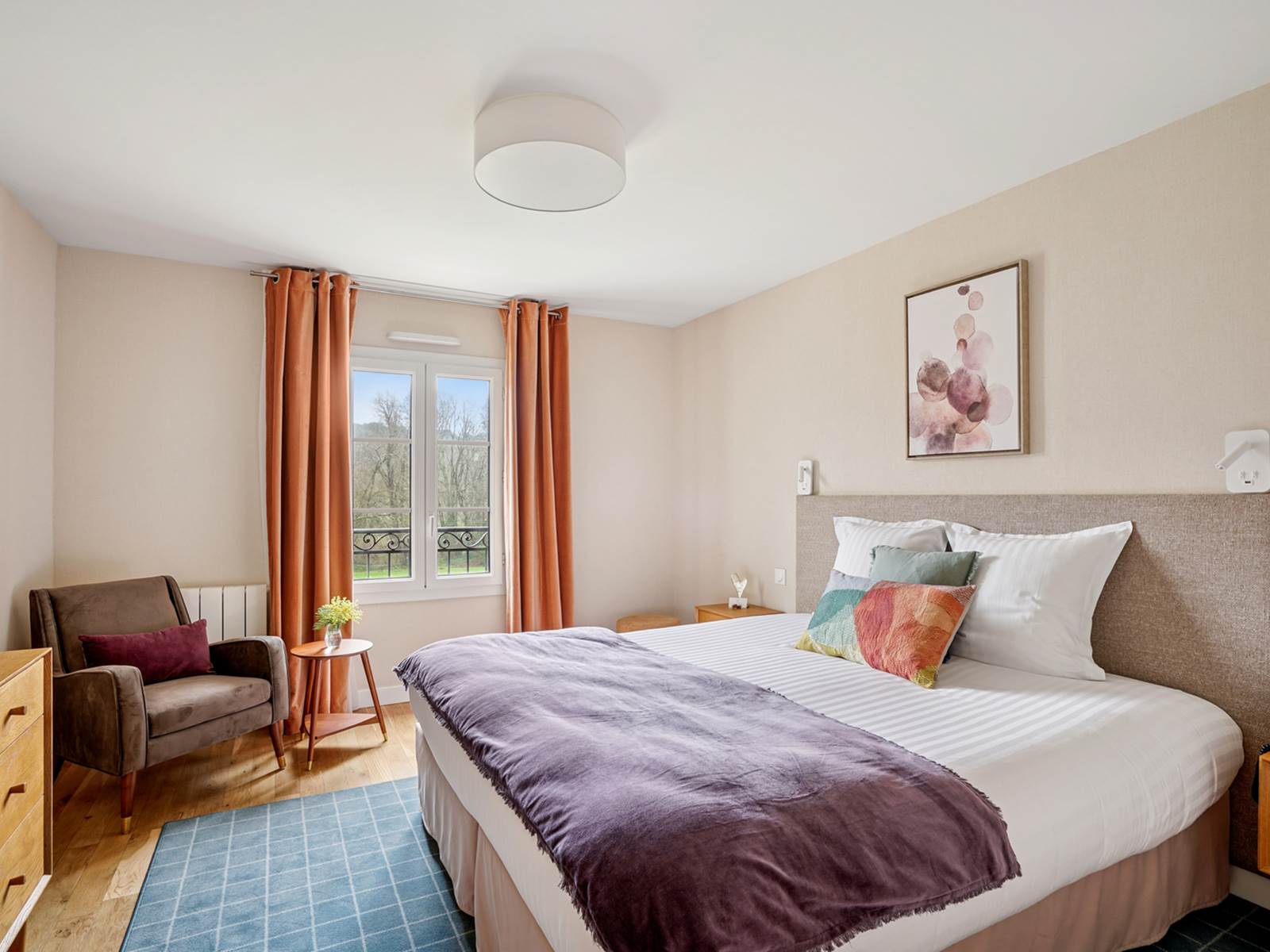 chambre-privilege-hotel-arradon-vue-jardin