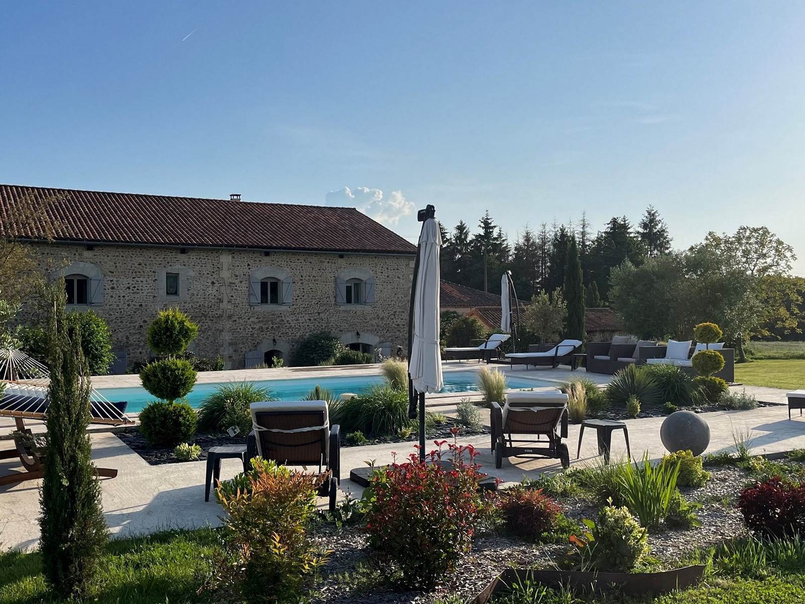 Maison d'hôtes Tendance Campagne Piscine