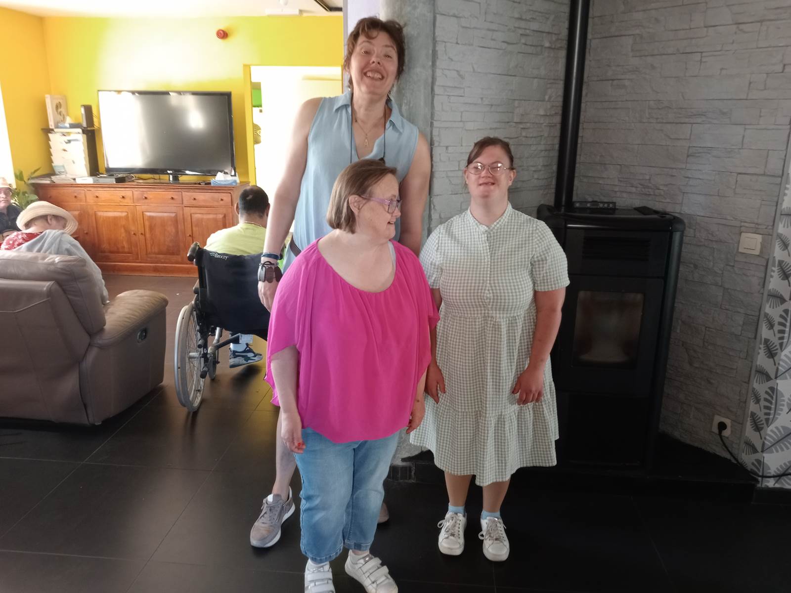 Un bonheur de constater le plaisir de ces demoiselles