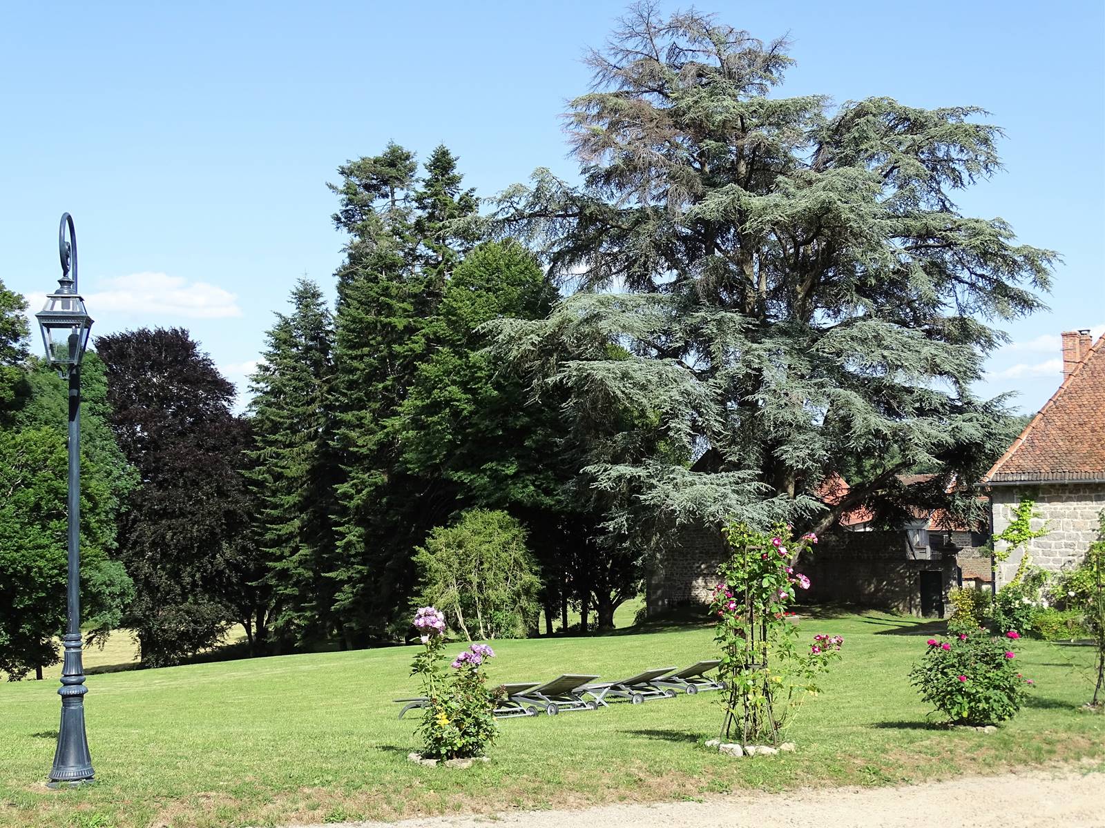 Château de Crocq, le parc.