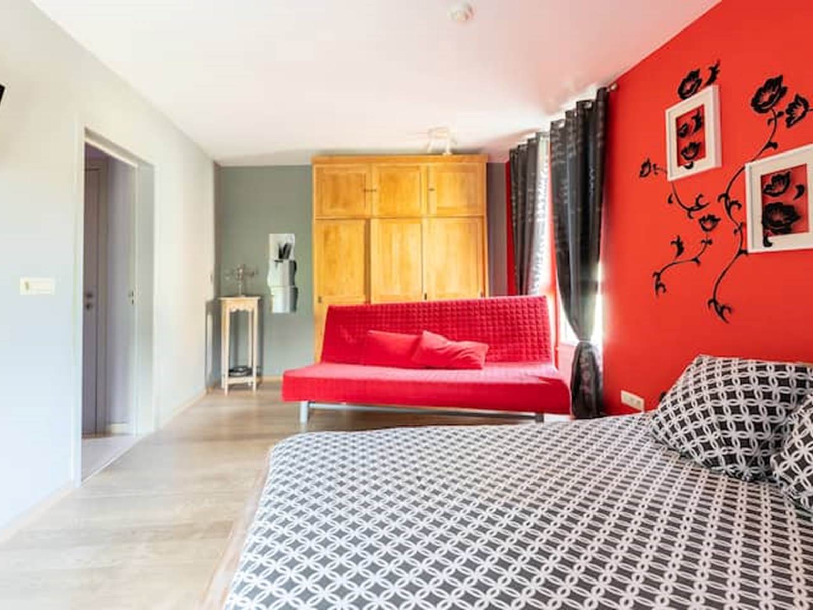 La chambre Rouge 4 personnes