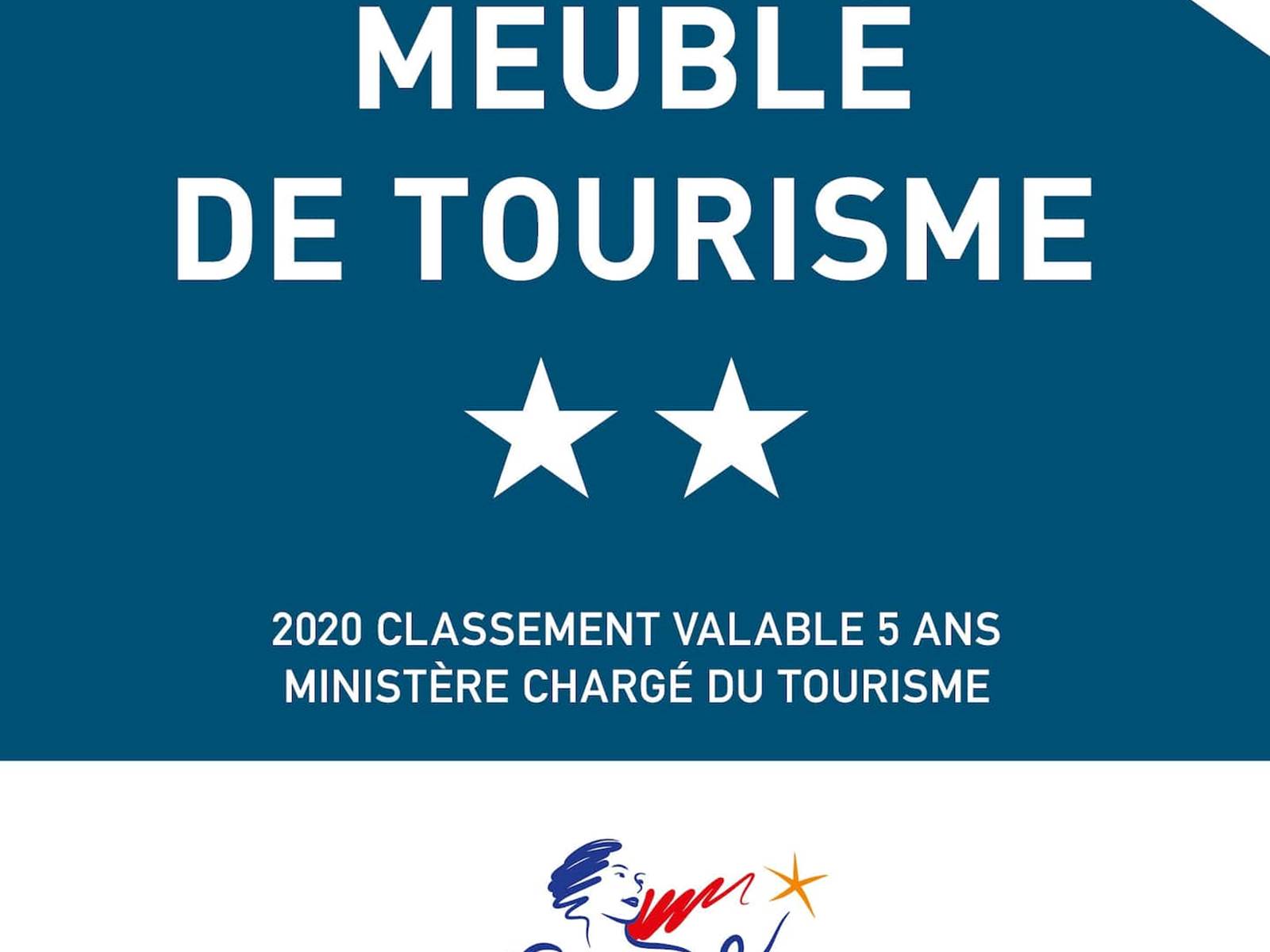 Meublé de tourisme classé 2 étoiles Atout France