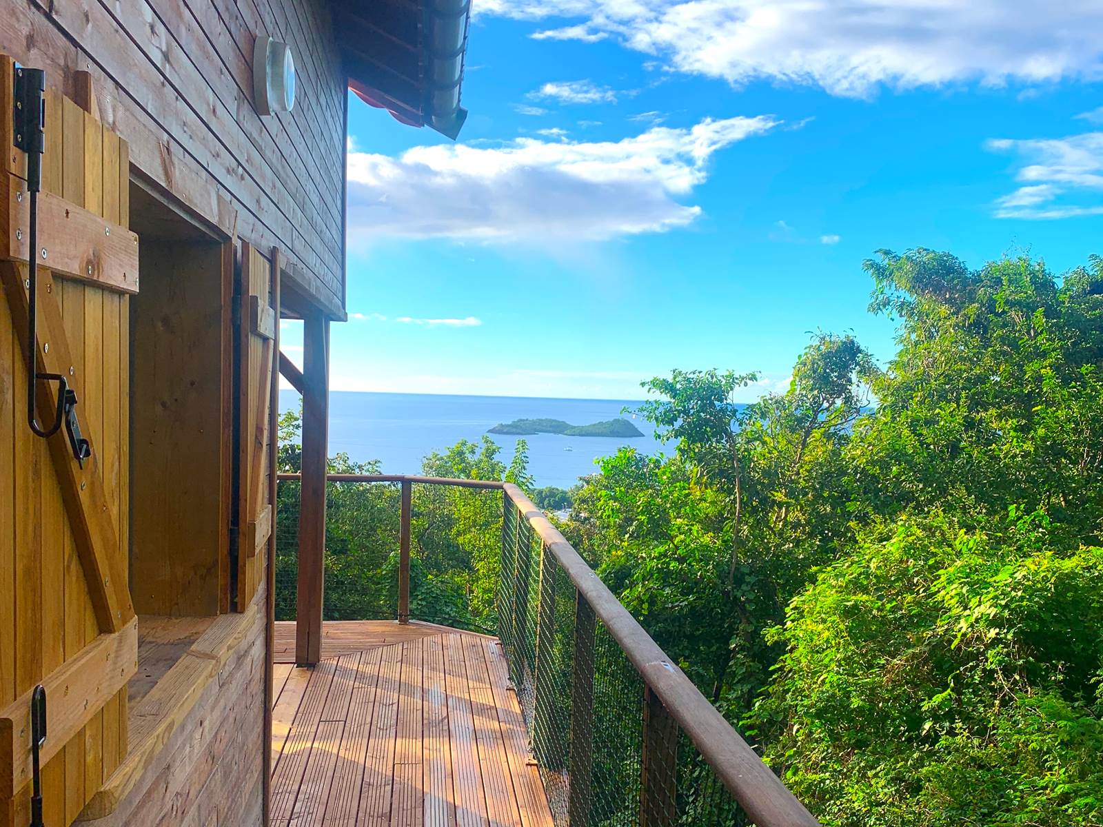 Terrasse avec vue mer panoramique