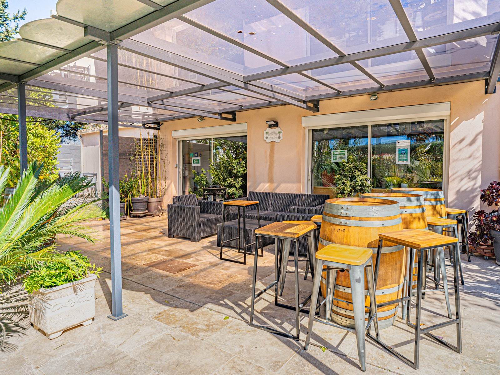 terrasse petits-déjeuners