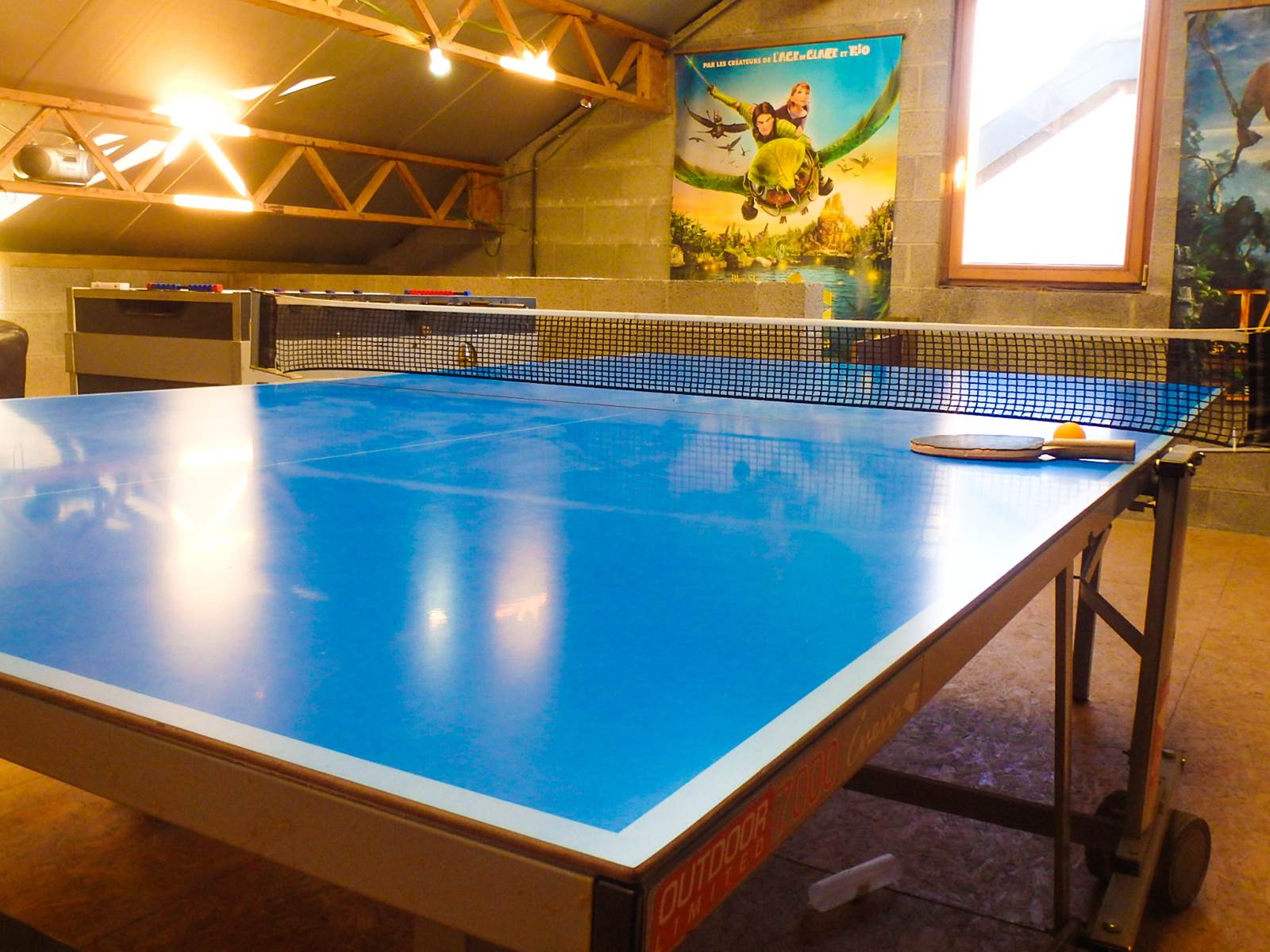 salle de jeux -ping-pong - baby foot