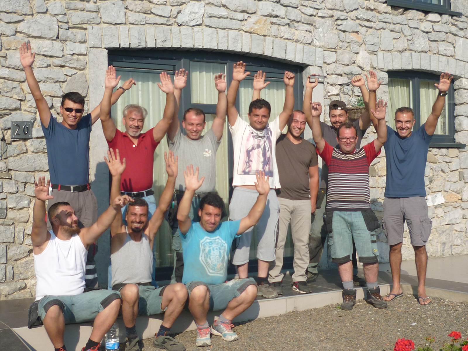 Un groupe de Golfeurs très contents de leur séjour dans notre gîte