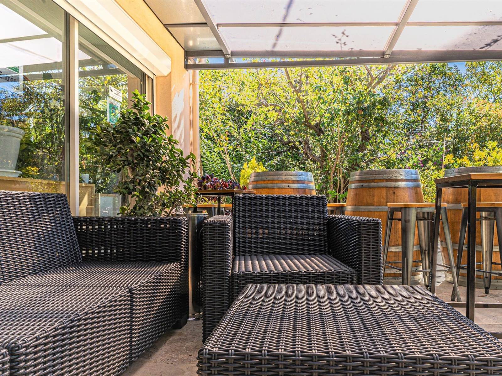 terrasse des petits-déjeuners